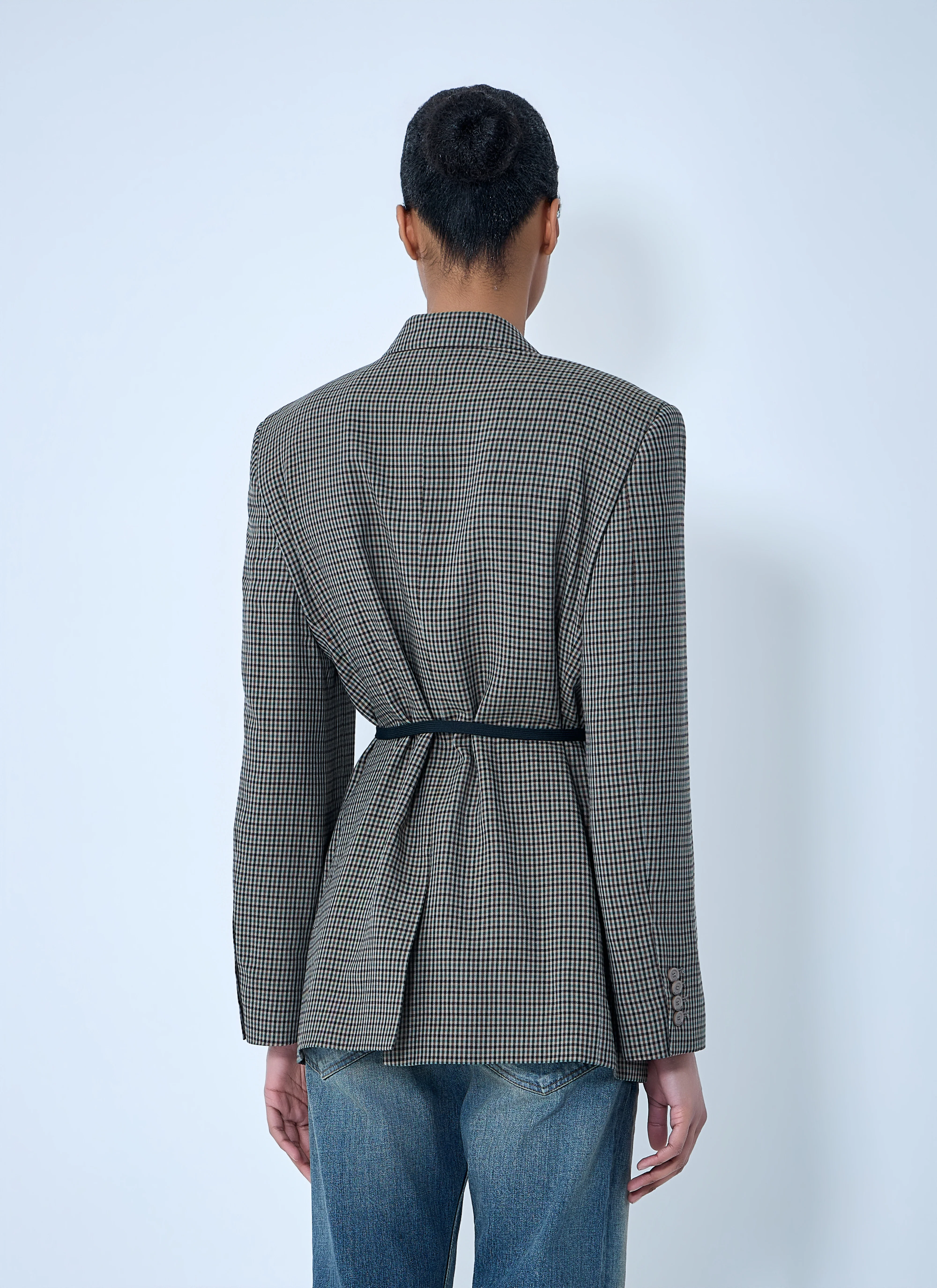 Balenciaga Women Wrap Tailored Blazer - Image 4