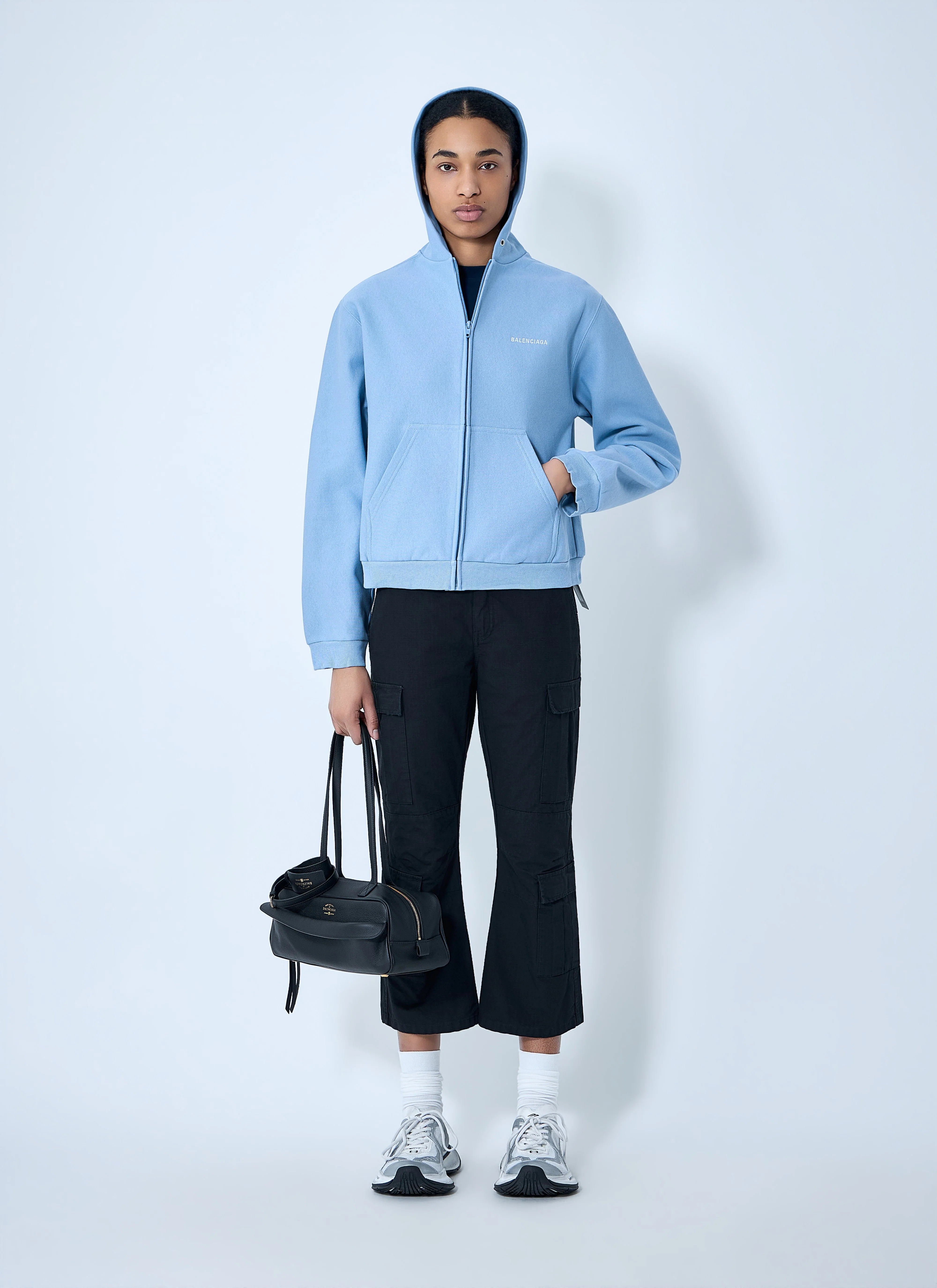 Balenciaga Women Zip-Up Hoodie - Image 2