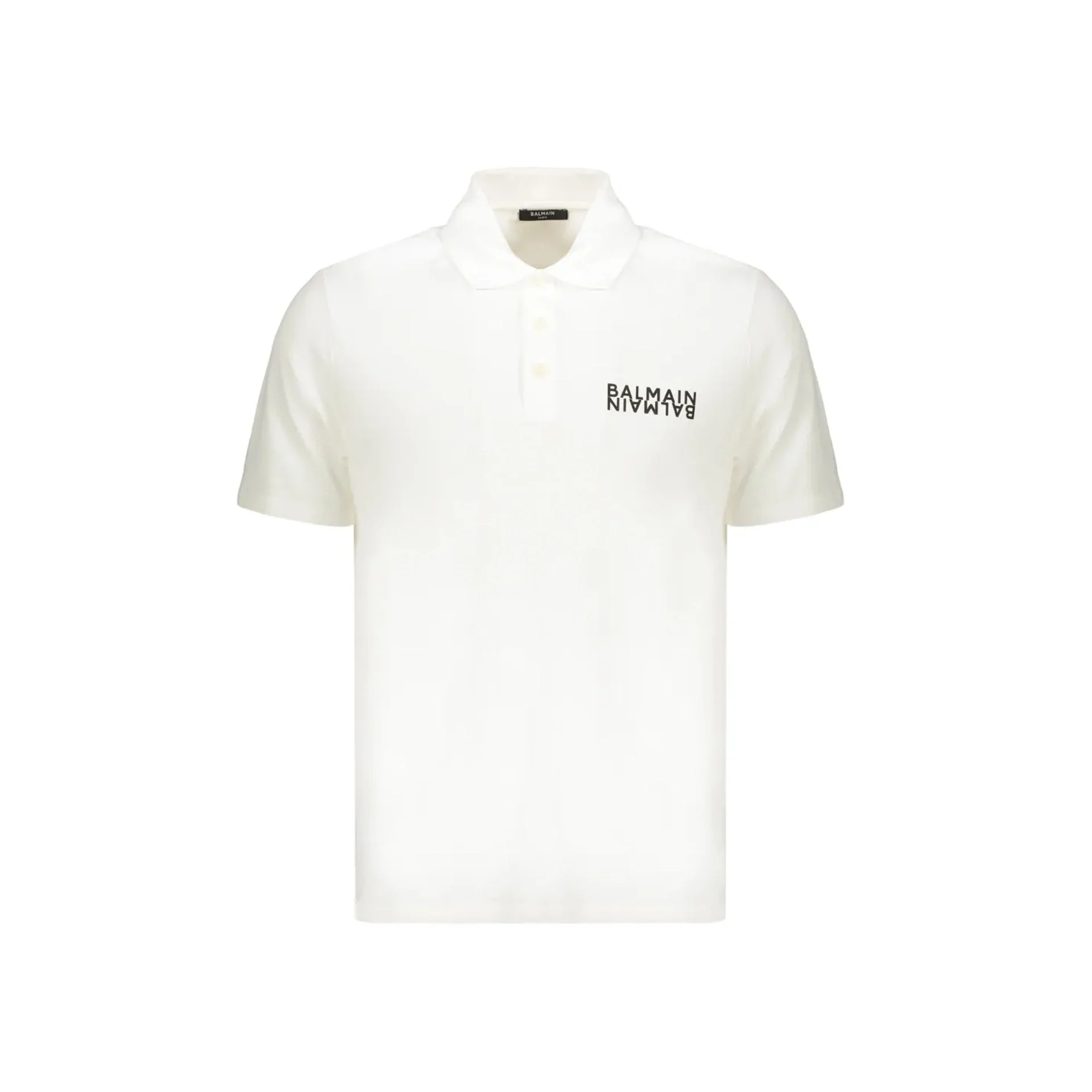Balmain Cotton Polo Shirt Men