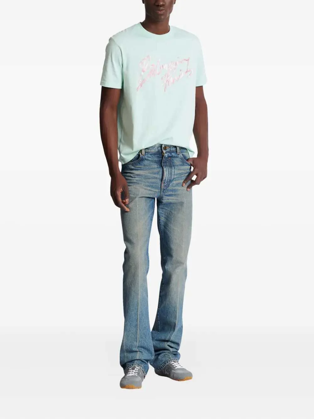 Balmain Men Flared Jeans - Image 2