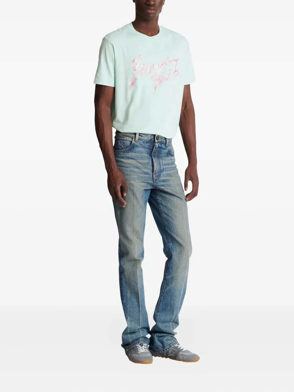 Balmain Men Flared Jeans - Image 3