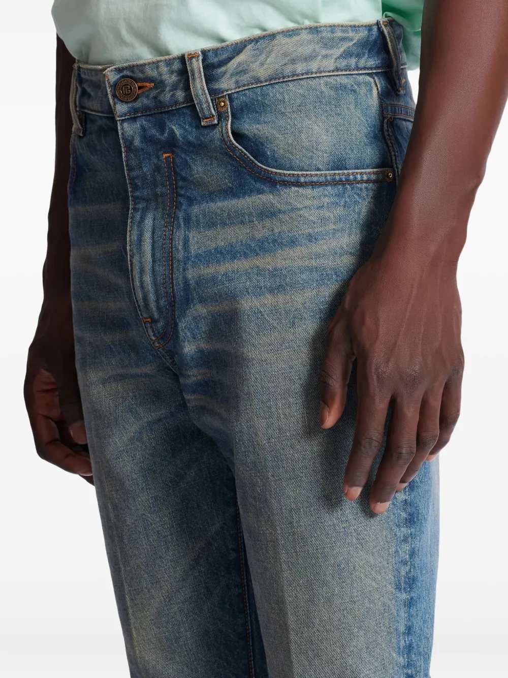 Balmain Men Flared Jeans - Image 5