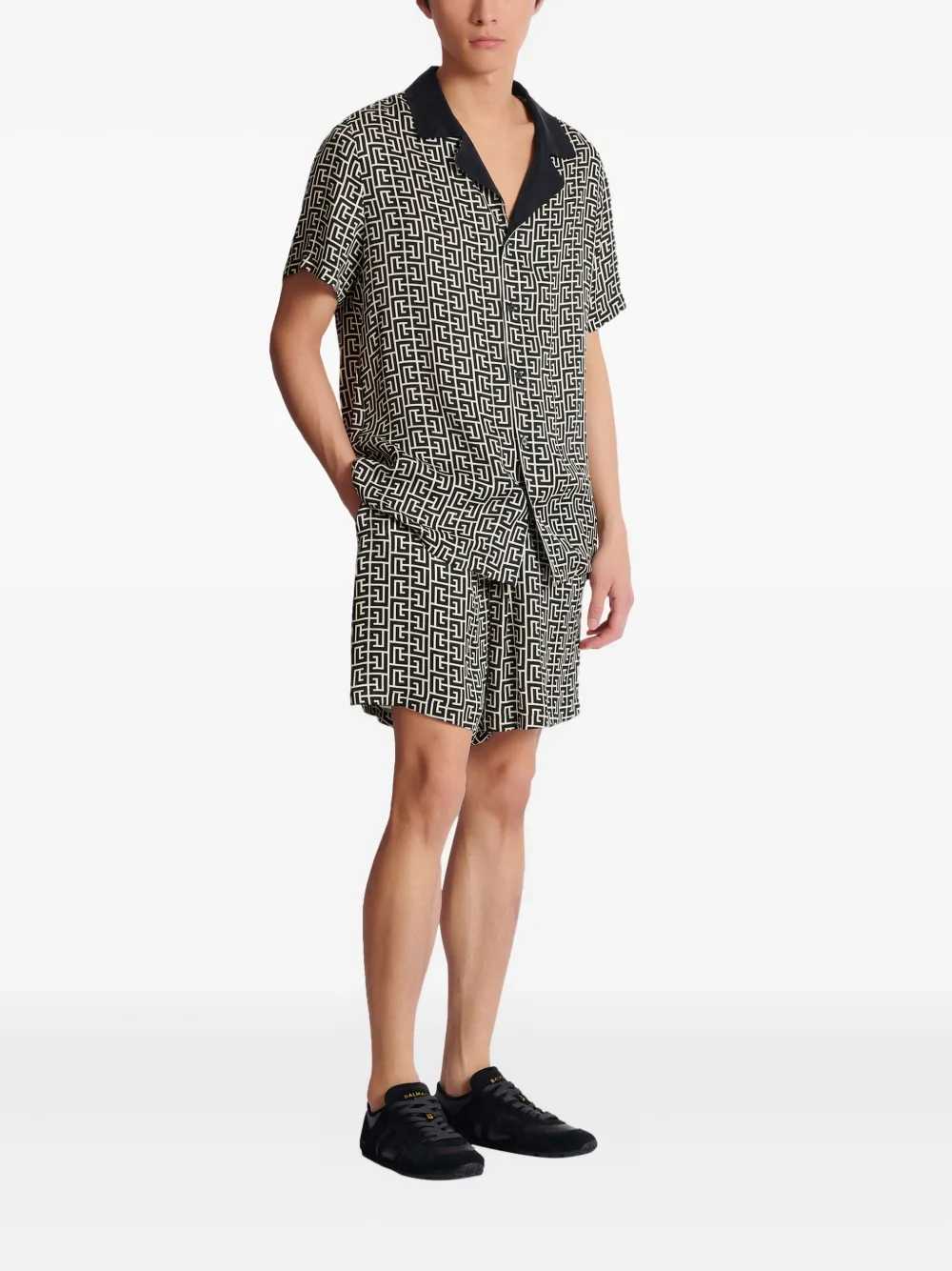 Balmain Men Pb Monogram Shirt - Image 3
