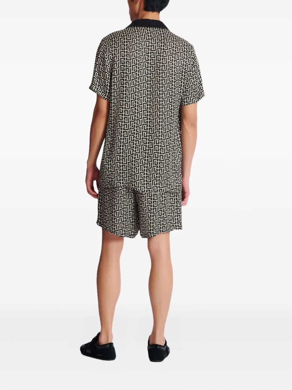 Balmain Men Pb Monogram Shirt - Image 4