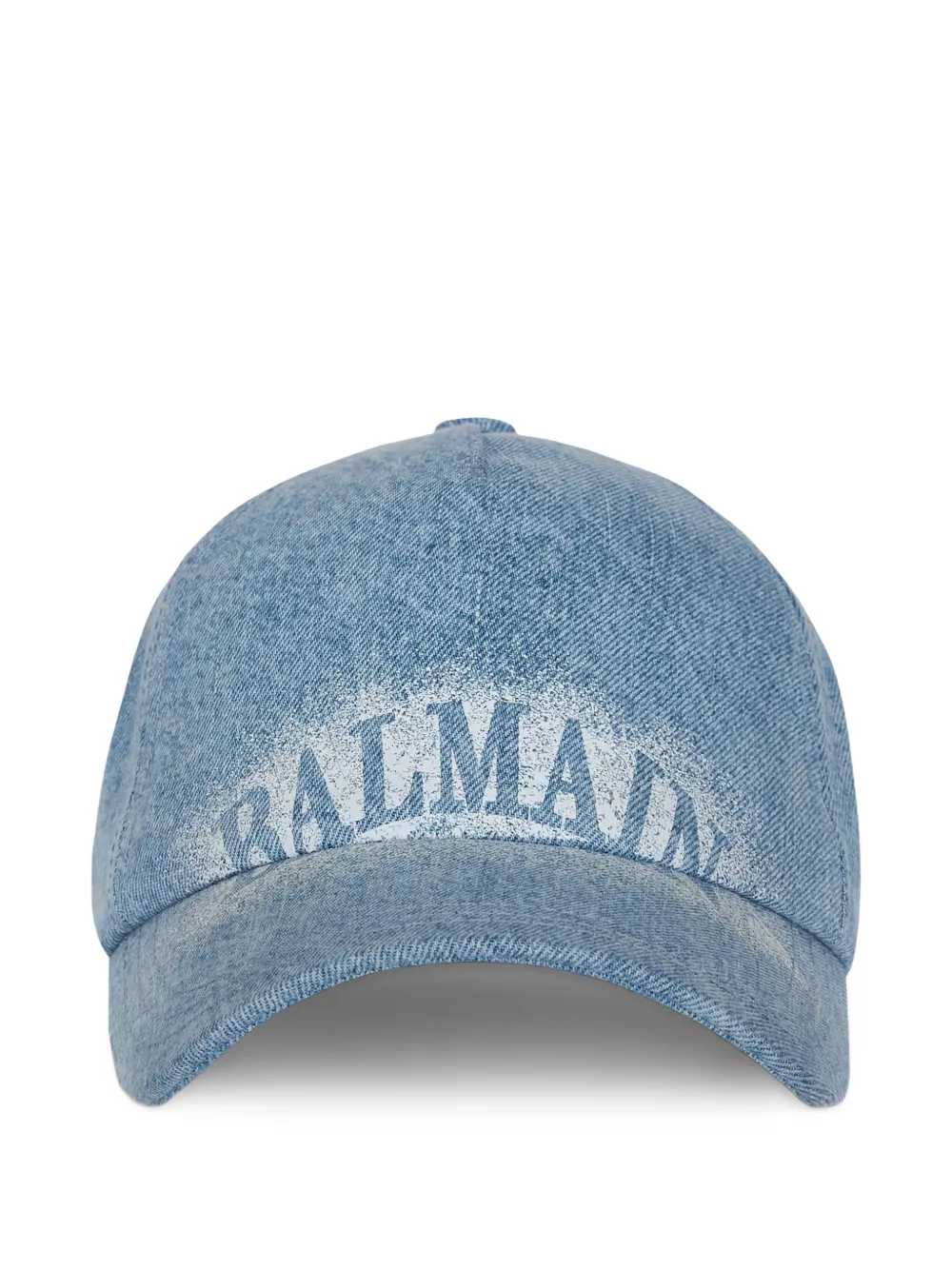 Balmain Men Printed Baseball Cap