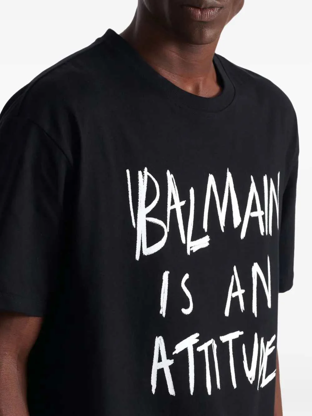 Balmain Men Printed T-Shirt - Image 5