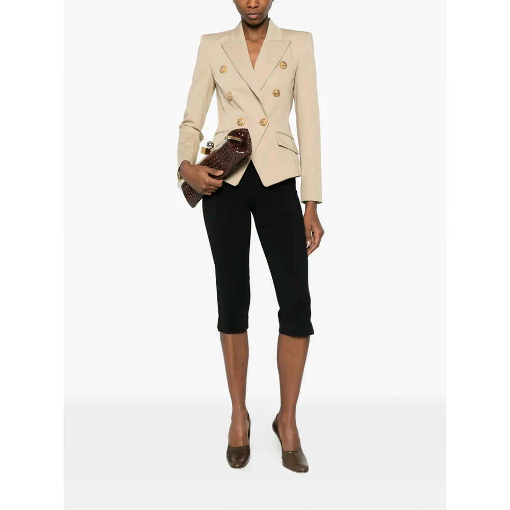 Balmain Neutrals Jackets - Fitted Jackets Women