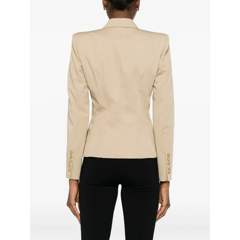Balmain Neutrals Jackets - Fitted Jackets Women - Image 4