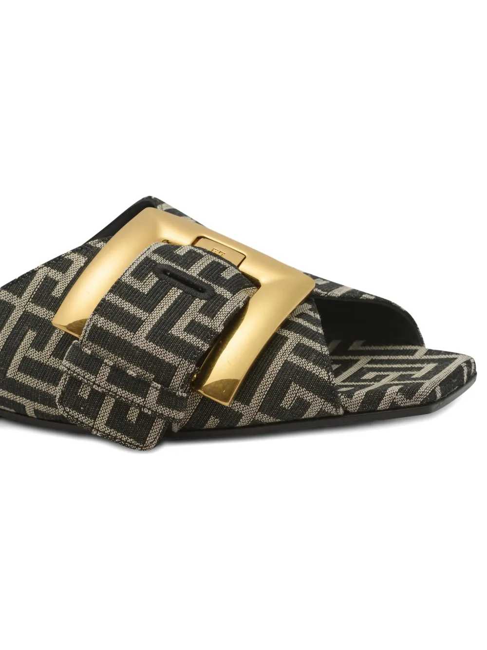 Balmain Women Anthem Monogrammed Sandals - Image 5
