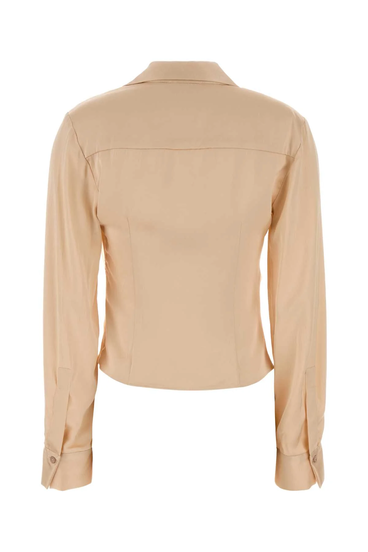 Blumarine Women Peach Stretch Satin Blouse - Image 2