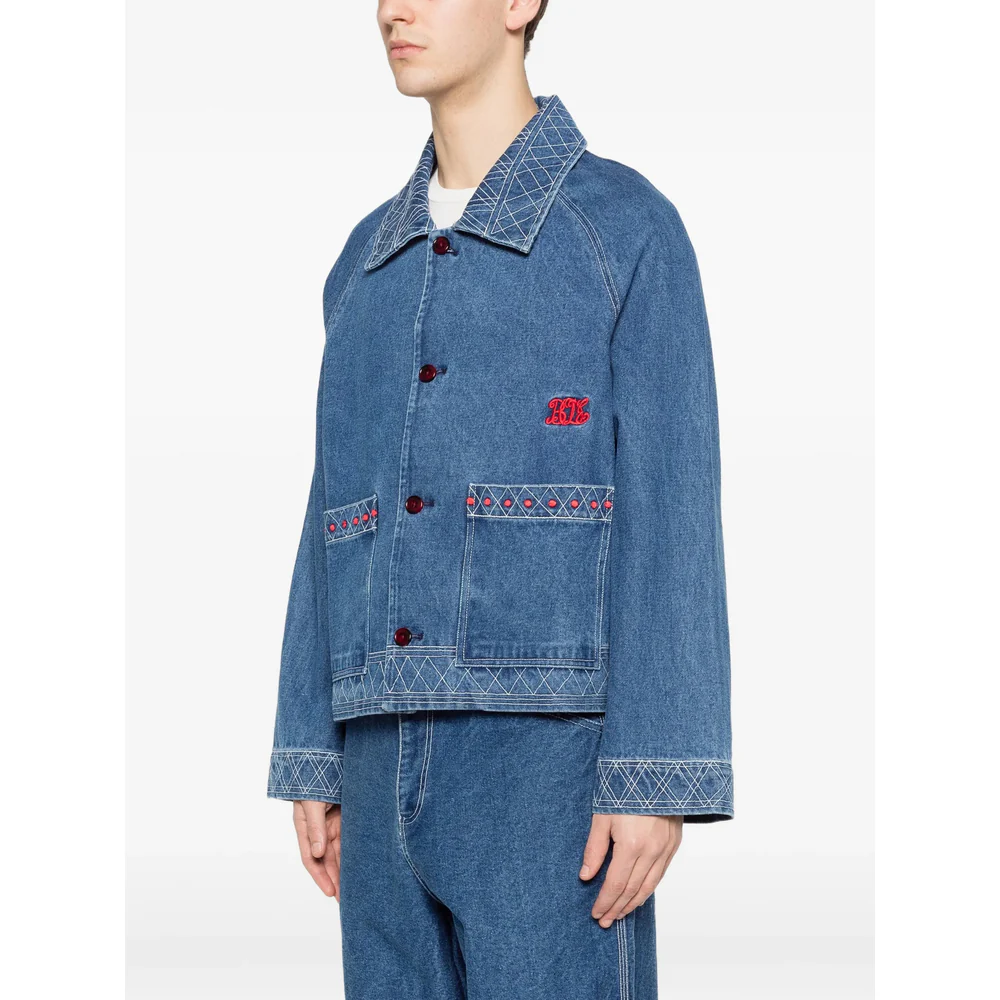 Bode Blue Jackets - Denim Jackets Men - Image 2