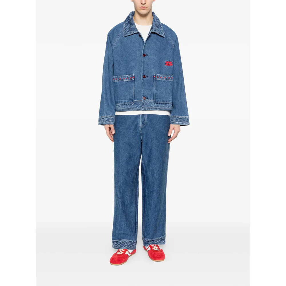 Bode Blue Jackets - Denim Jackets Men - Image 3