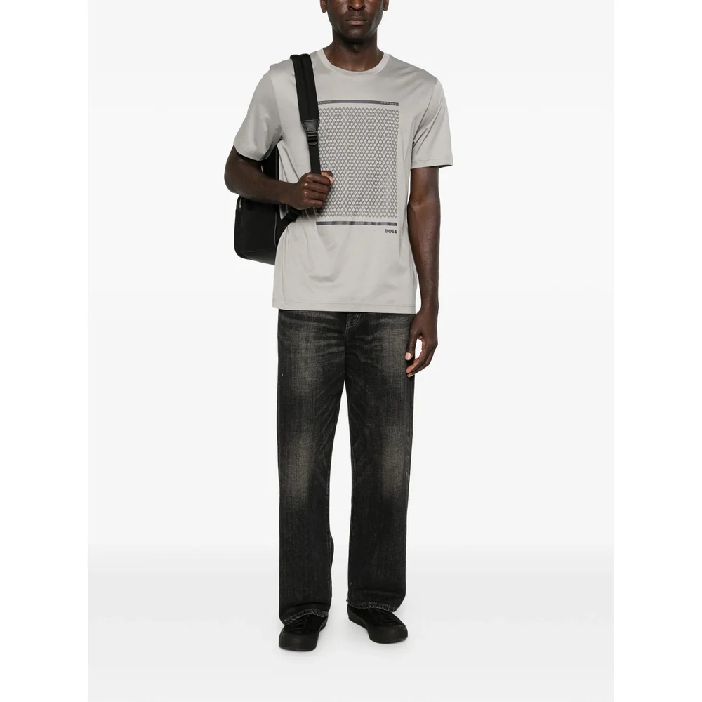 Boss Grey T-Shirts & Vests - T-Shirts Men - Image 4