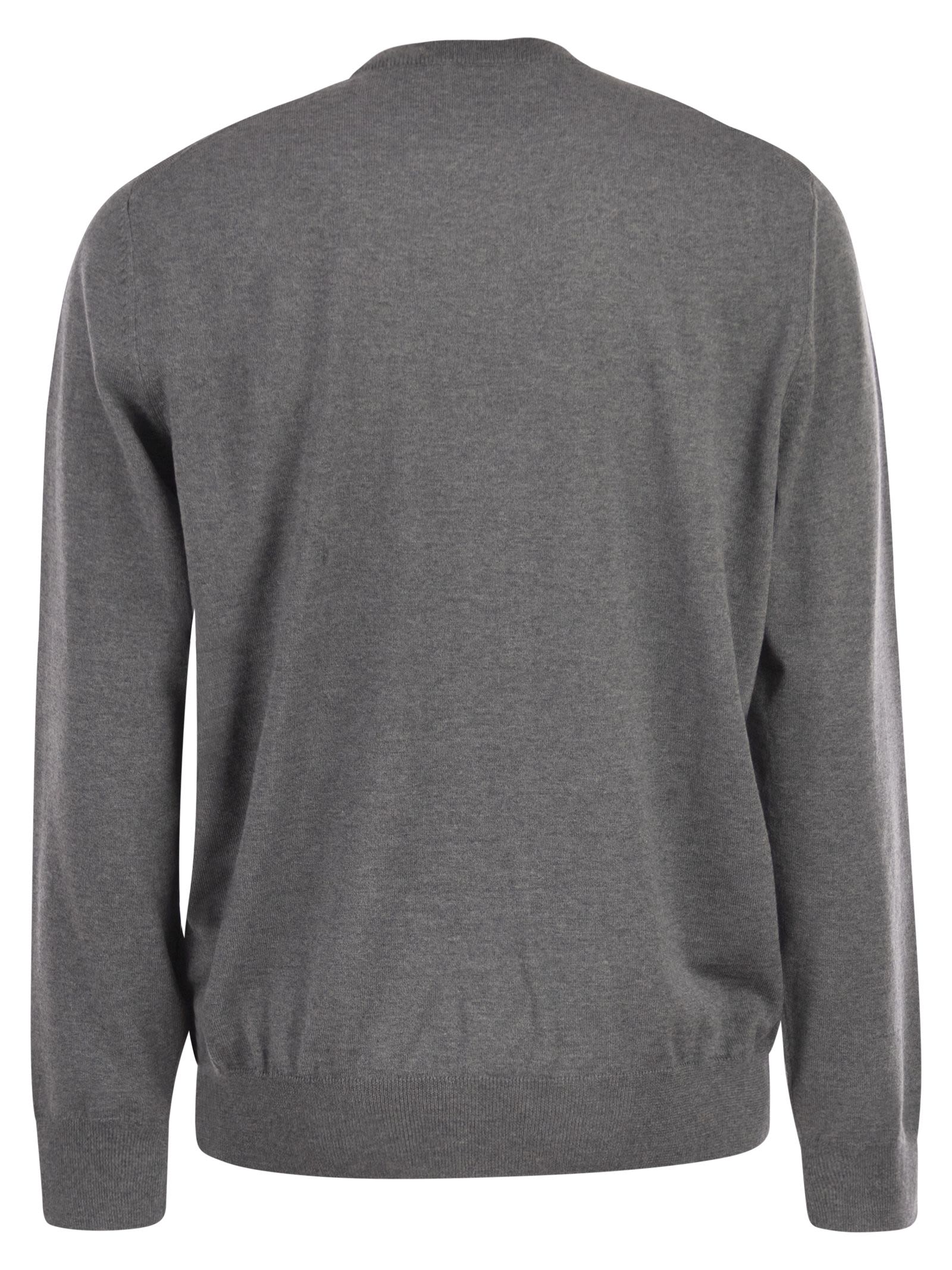 Boss Men Regular Fit Virgin Wool Jumper With Embroidered Logo - Image 2