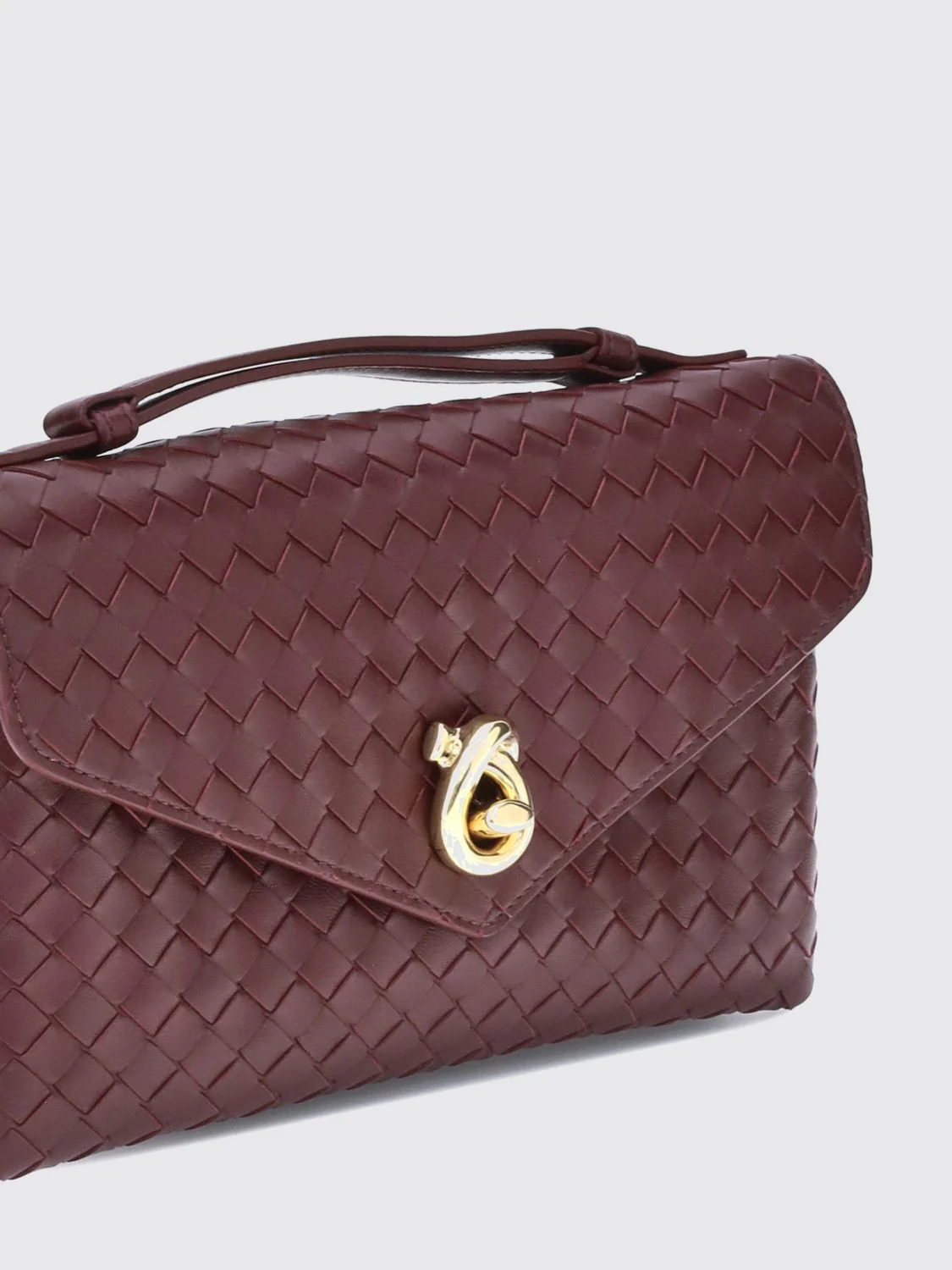 Bottega Veneta Handbag Woman Burgundy - Image 3