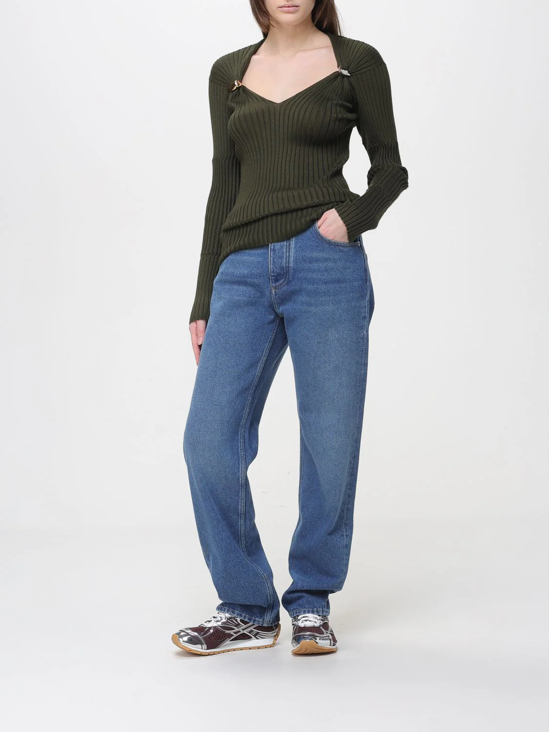 Bottega Veneta Jeans Woman Blue - Image 2
