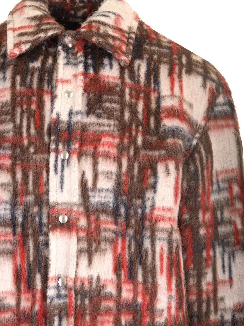 Bottega Veneta Men Brushed Alpaca Overshirt - Image 4