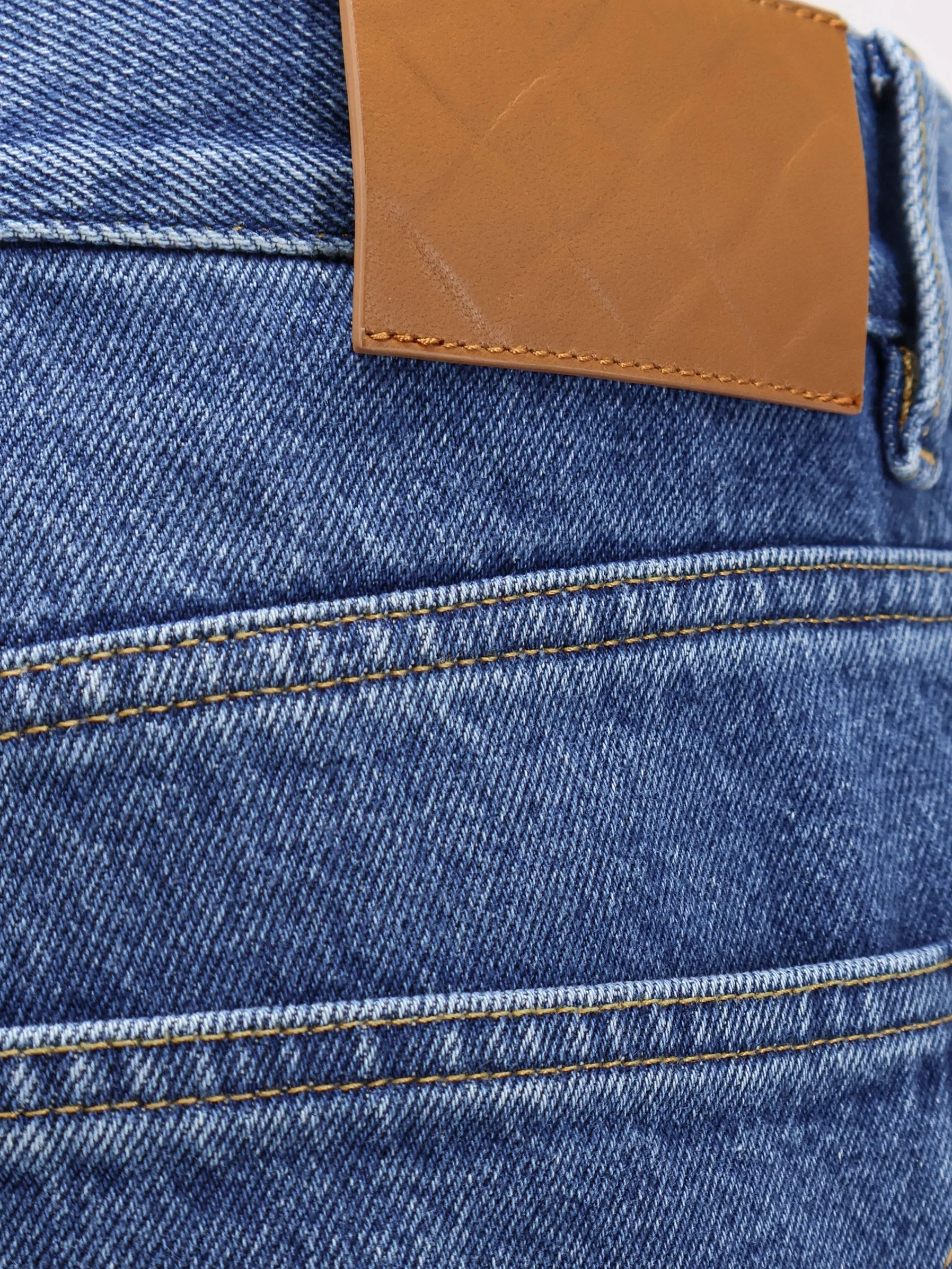Bottega Veneta Men Medium Indigo Washed Jeans - Image 3