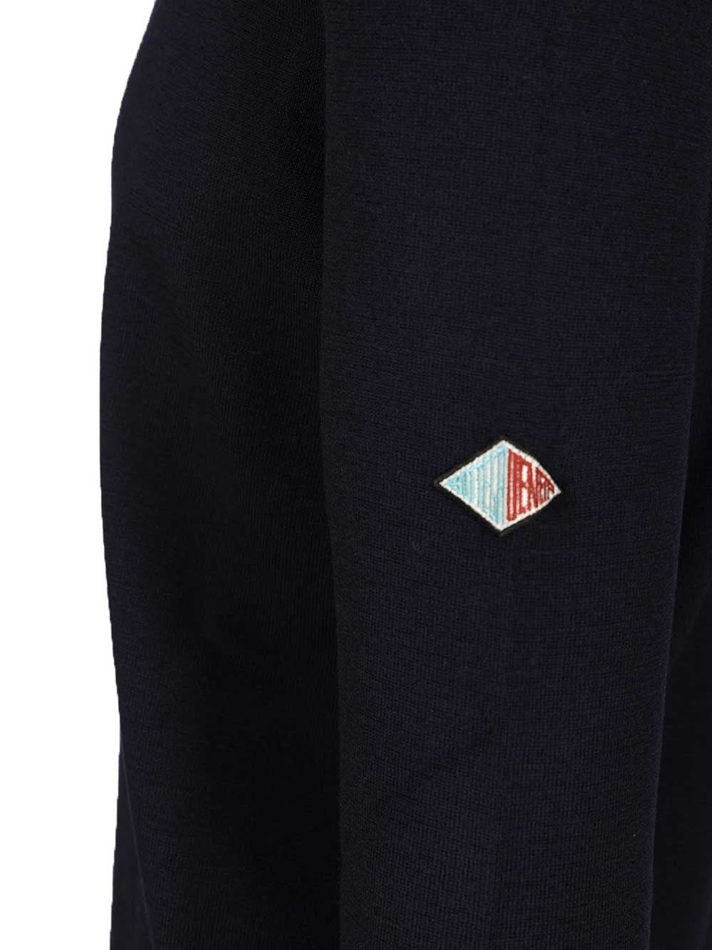 Bottega Veneta Men Navy Blue Wool Turtleneck Sweater - Image 4