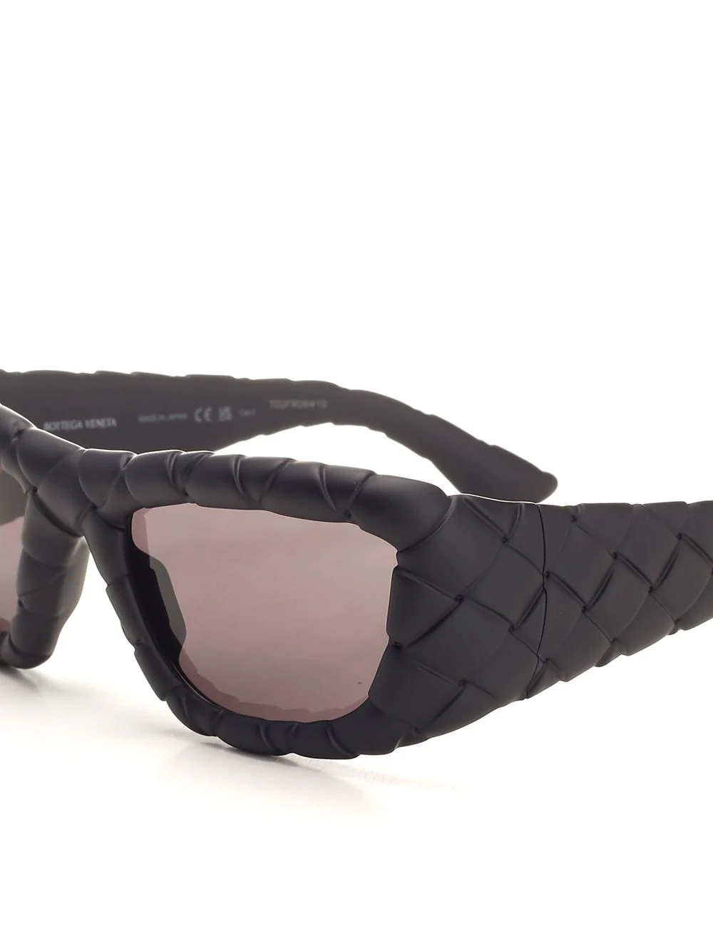 Bottega Veneta Men Rectangular Sunglasses Intrecciato - Image 3