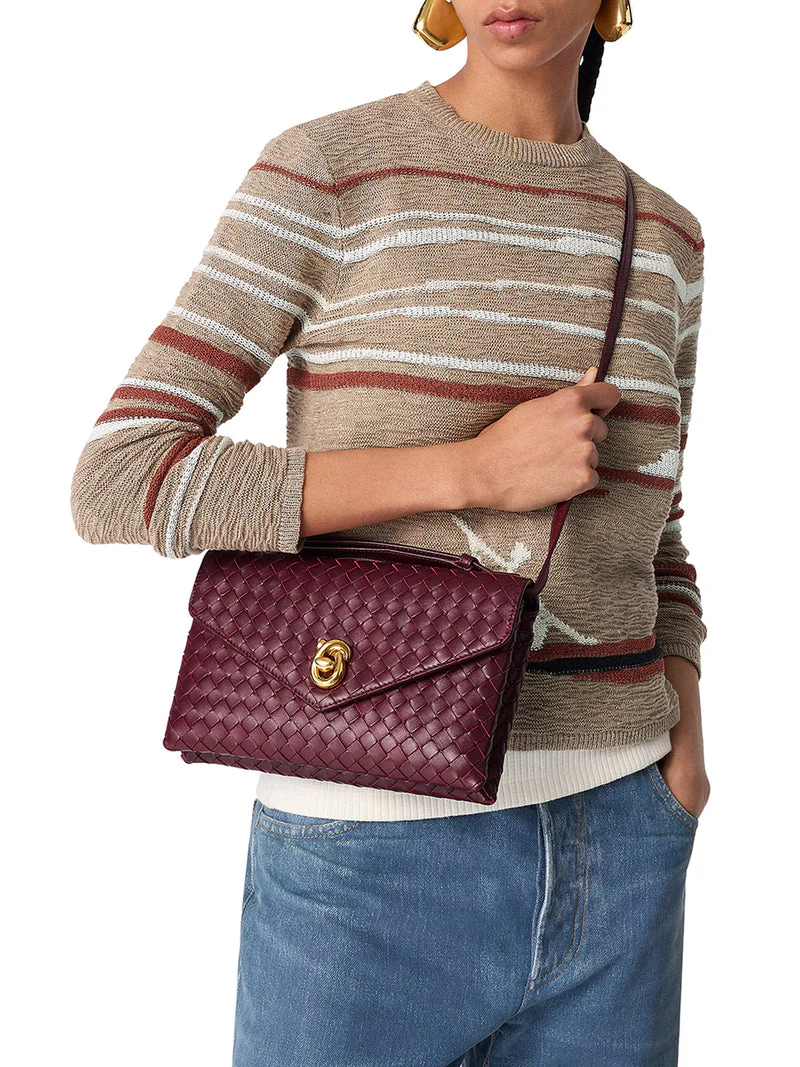 Bottega Veneta Women Knot Lock Bag - Image 3