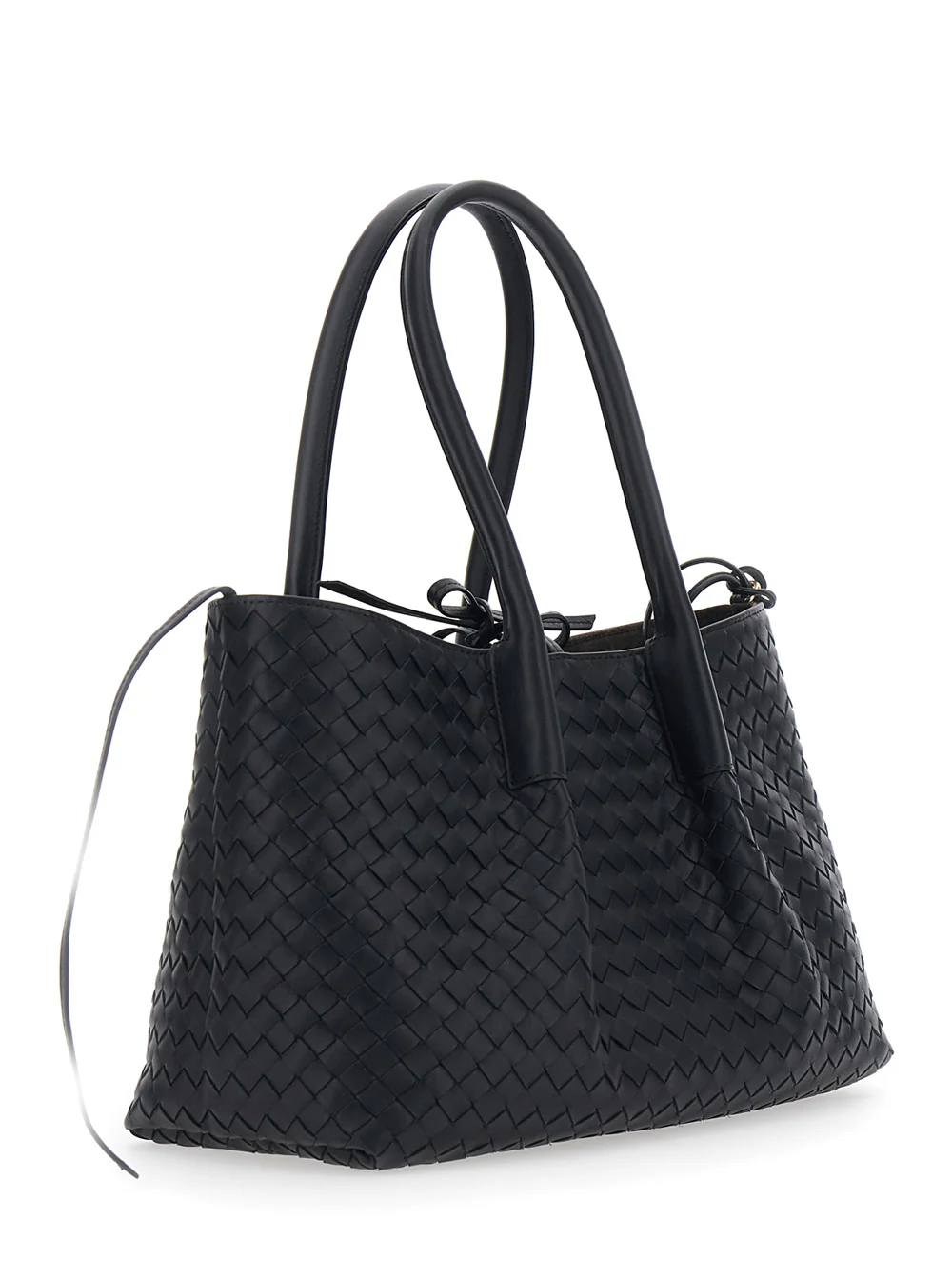 Bottega Veneta Women 'Pinacoteca' Brown Medium Shoulder Bag With Intrecciato Motif In Leather Woman - Image 3