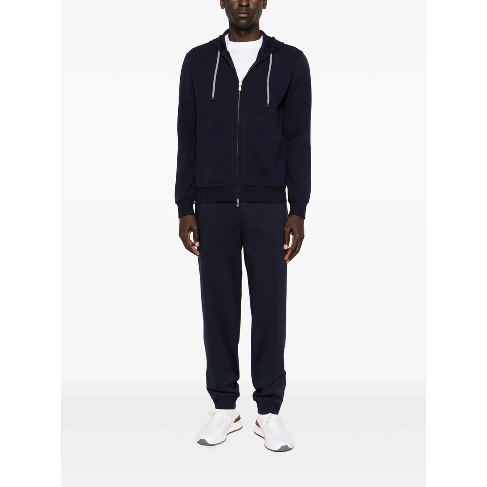 Brunello Cucinelli Blue Trousers - Track Pants Men - Image 3