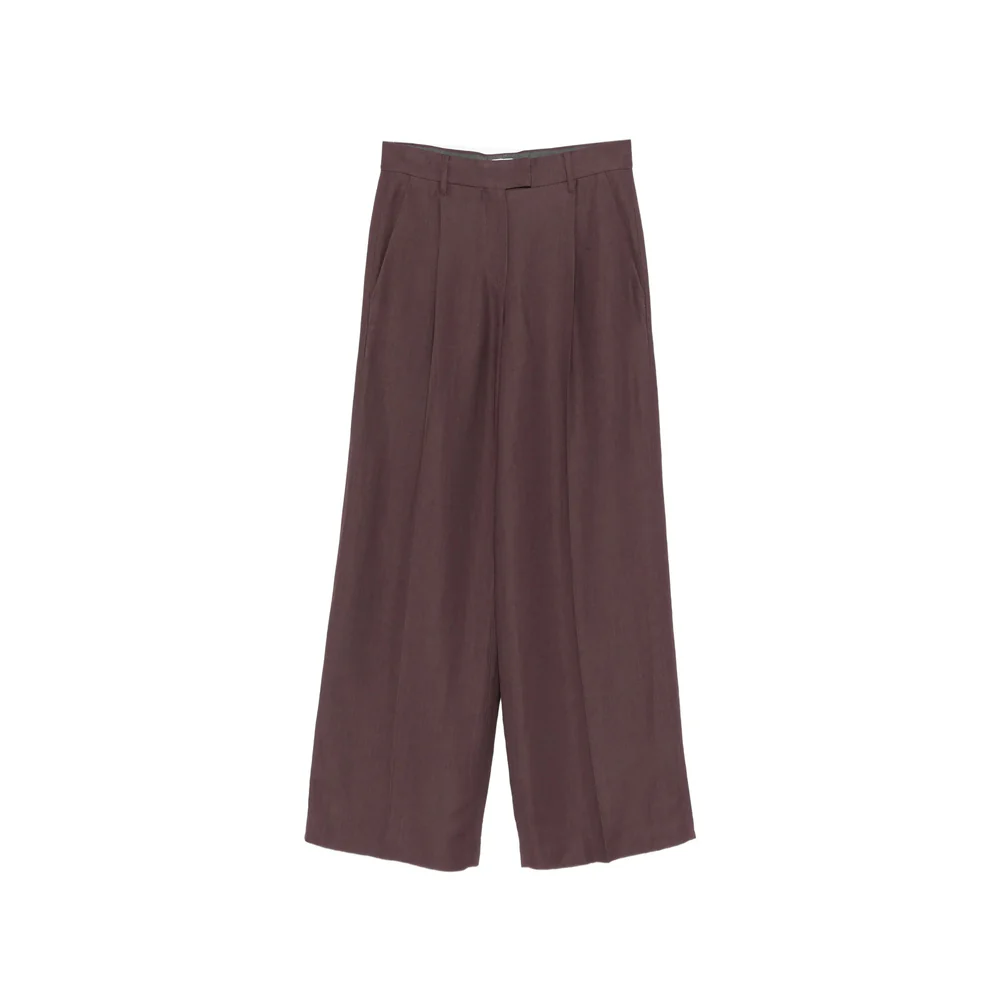 Brunello Cucinelli Purple Trousers - Straight Trousers Women