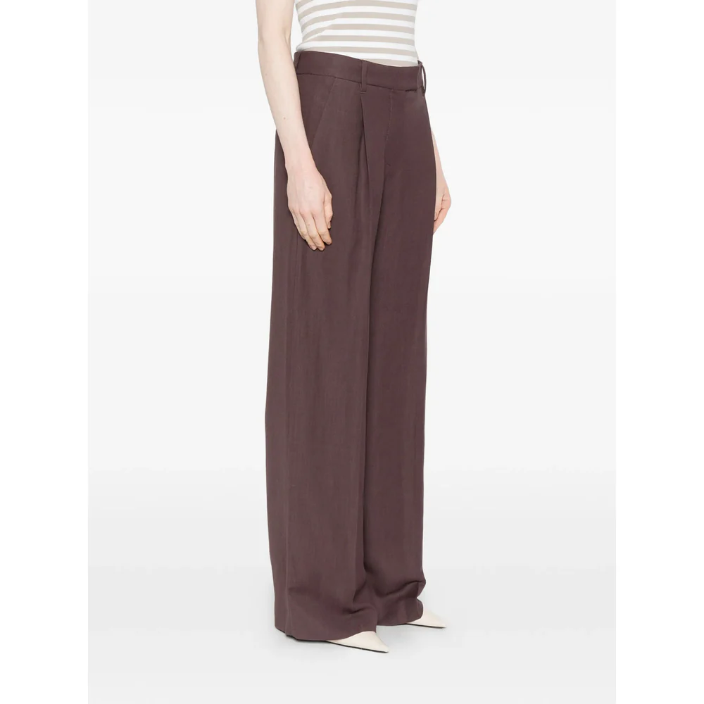 Brunello Cucinelli Purple Trousers - Straight Trousers Women - Image 4