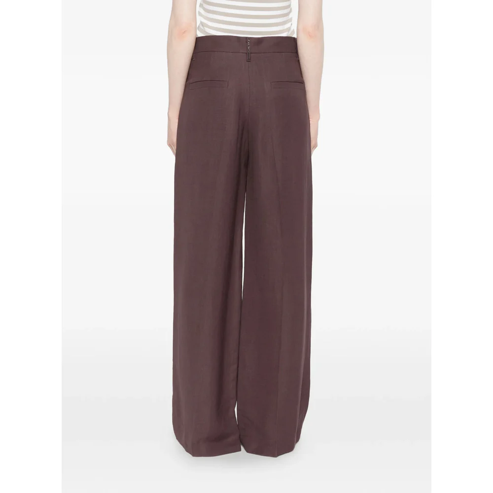 Brunello Cucinelli Purple Trousers - Straight Trousers Women - Image 5