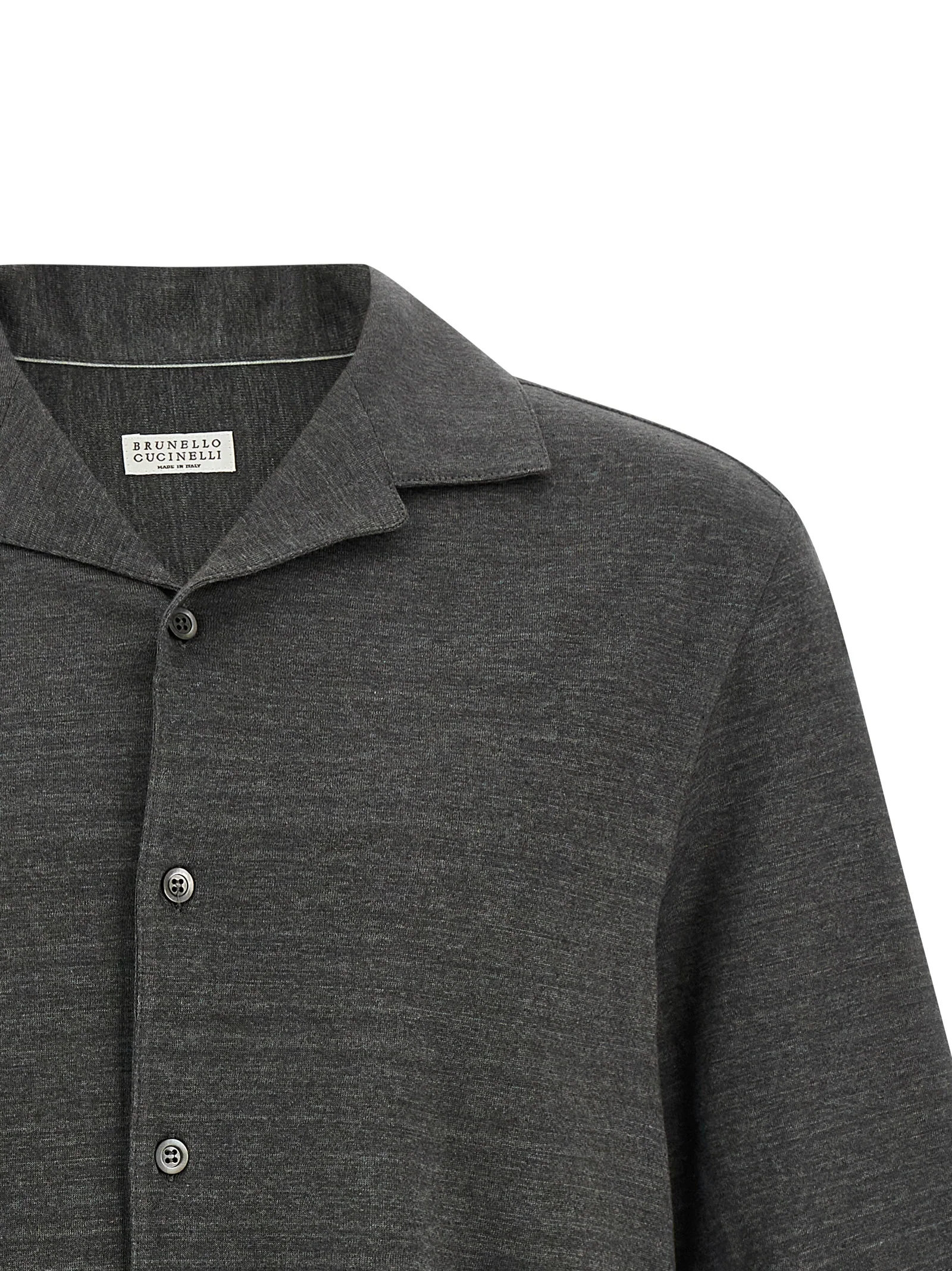 Brunello Cucinelli Men 'Camp' Collar Shirt - Image 3