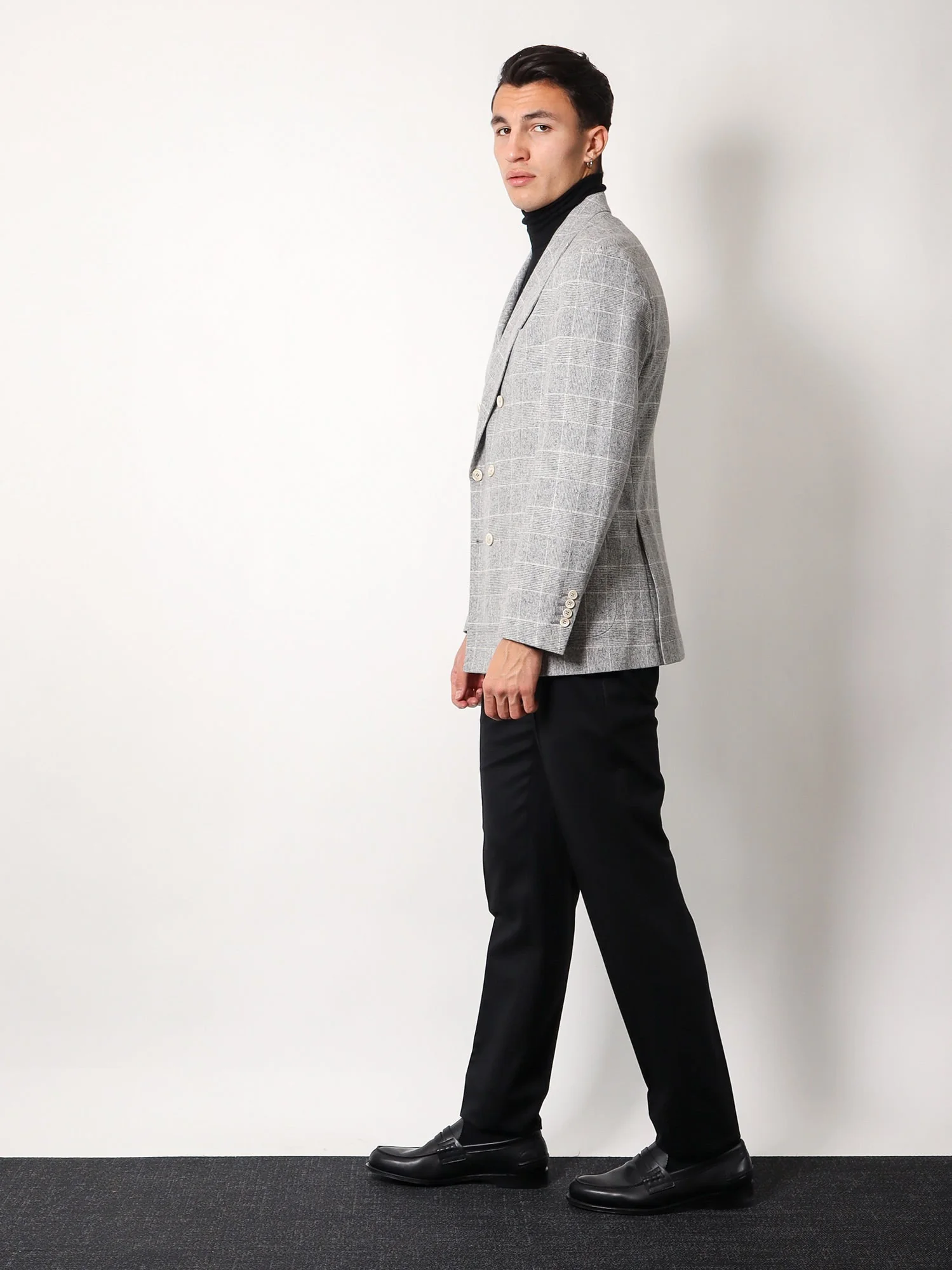 Brunello Cucinelli Men Cashmere And Silk Turtleneck - Image 2