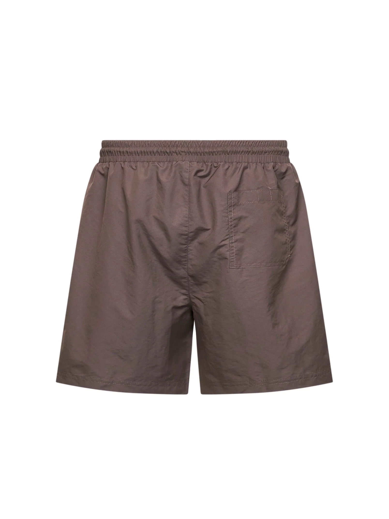 Brunello Cucinelli Men Hazelnut Nylon Swim Shorts - Image 2