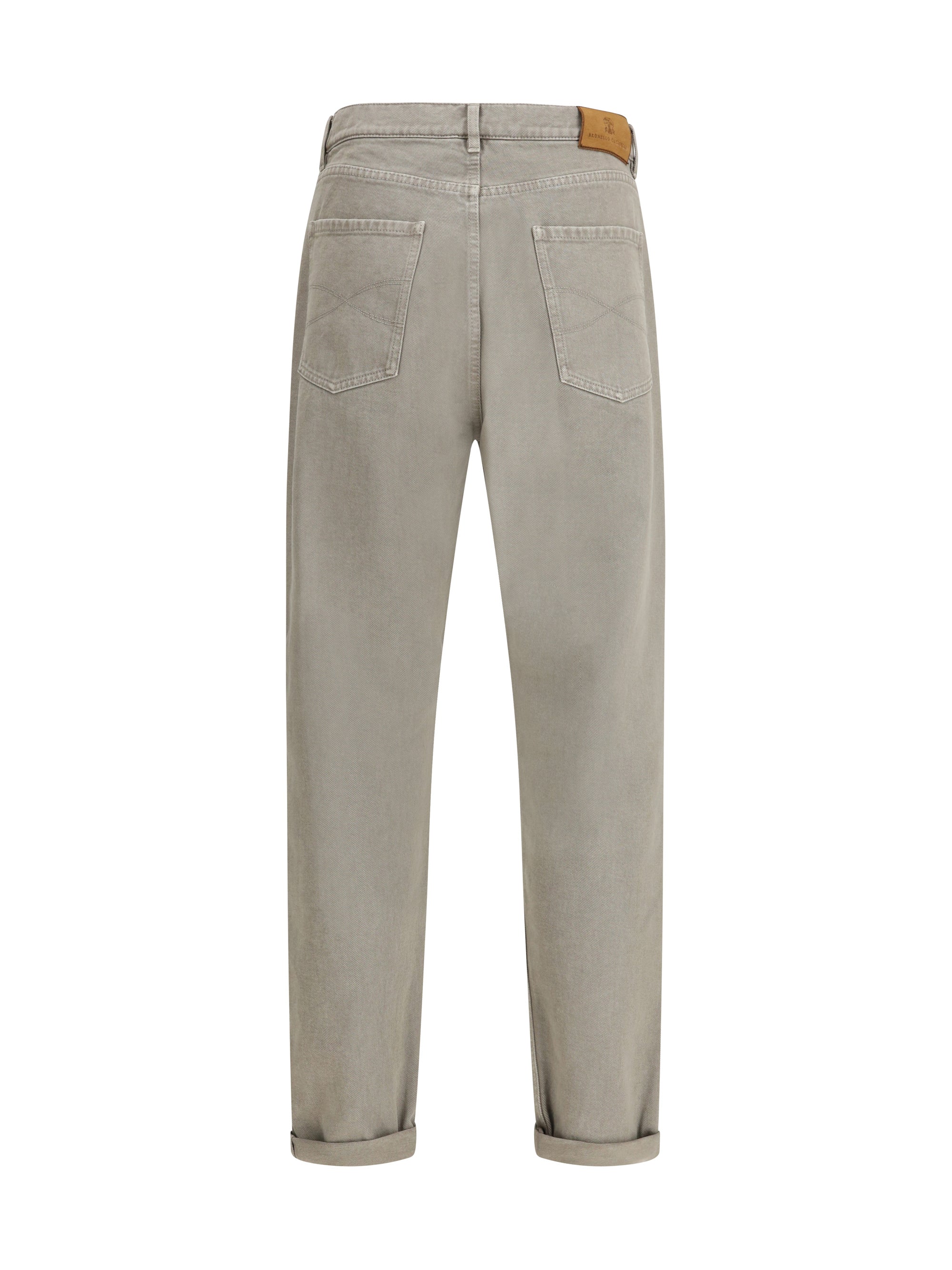 Brunello Cucinelli Men Iconic Fit Five-Pocket Trousers - Image 2