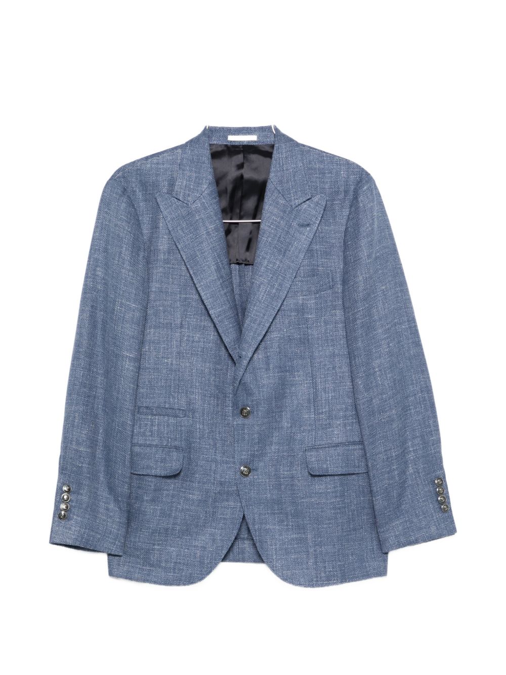 Brunello Cucinelli Men Wool Blend Single-Breasted Jacket