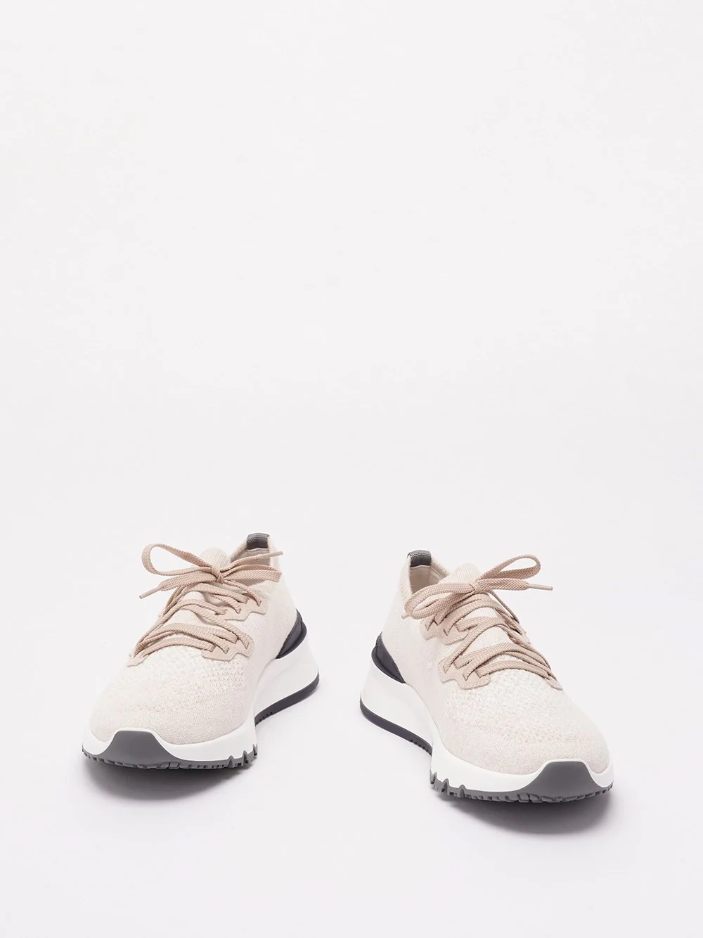 Brunello Cucinelli Men Knit Sneakers - Image 2
