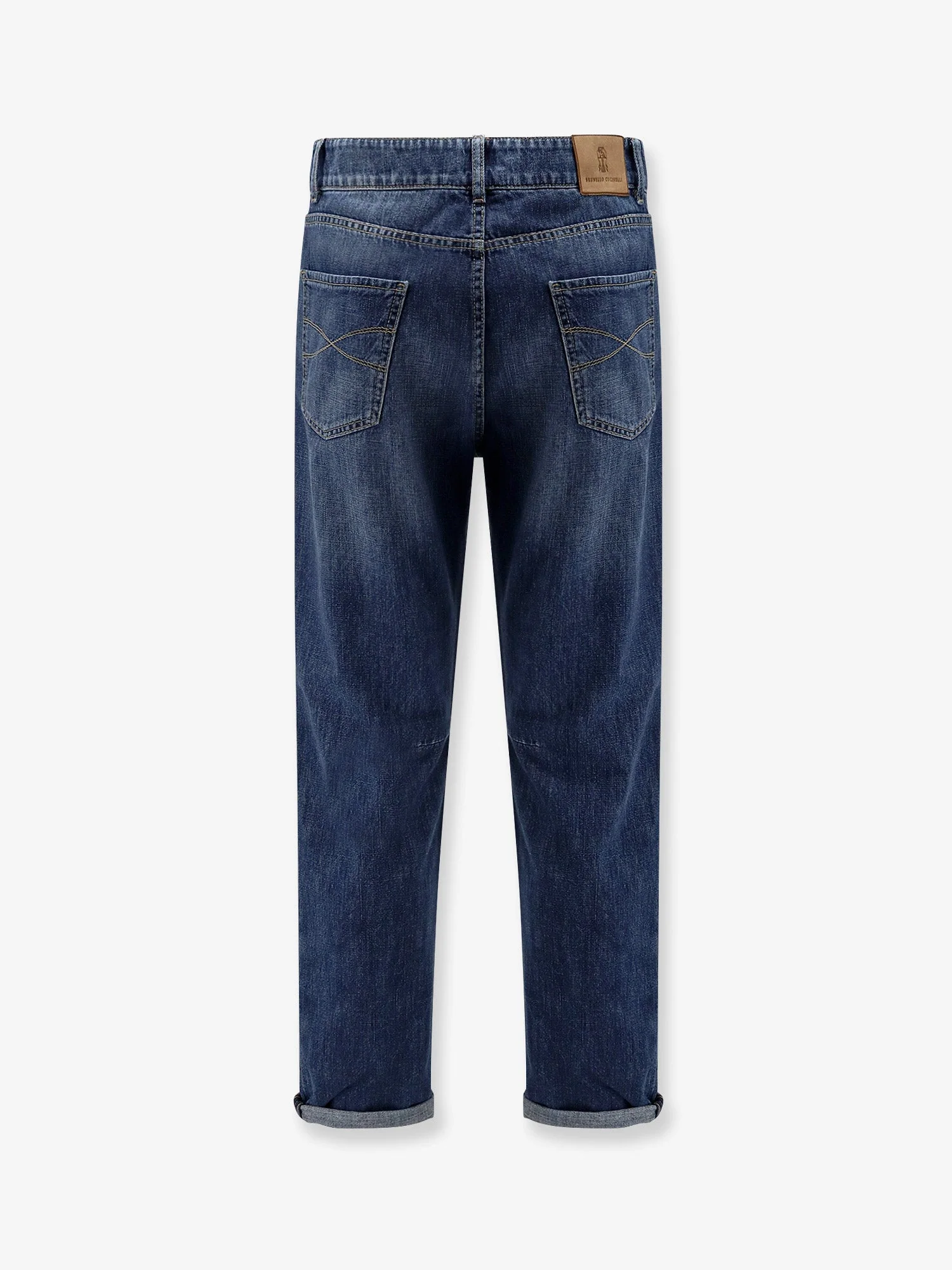 Brunello Cucinelli Men Leisure Fit Cotton Jeans - Image 4