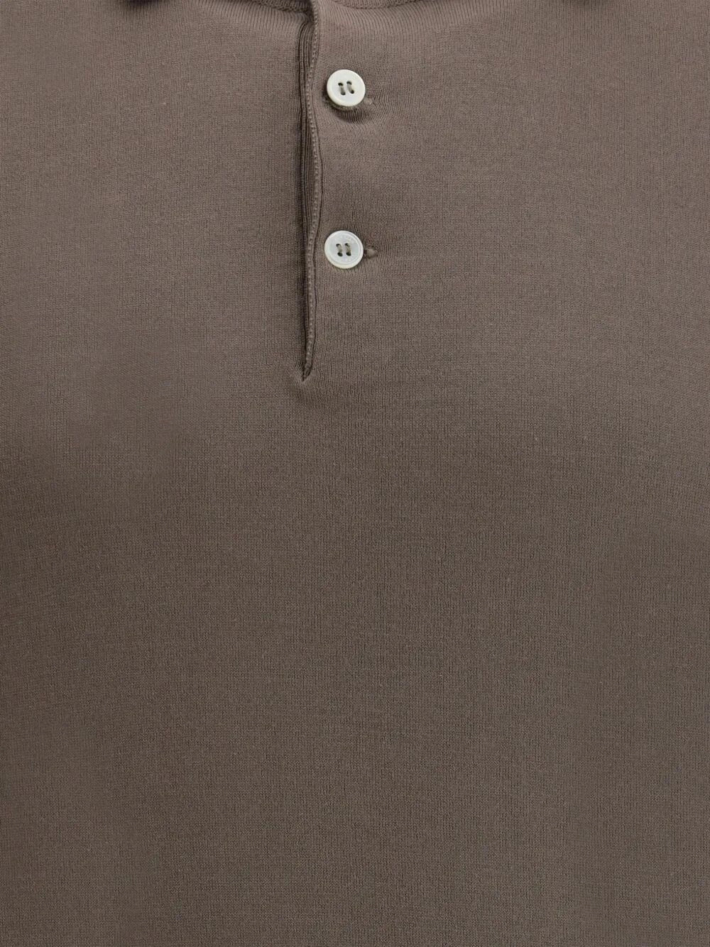 Brunello Cucinelli Men Lightweight Knit Polo - Image 3