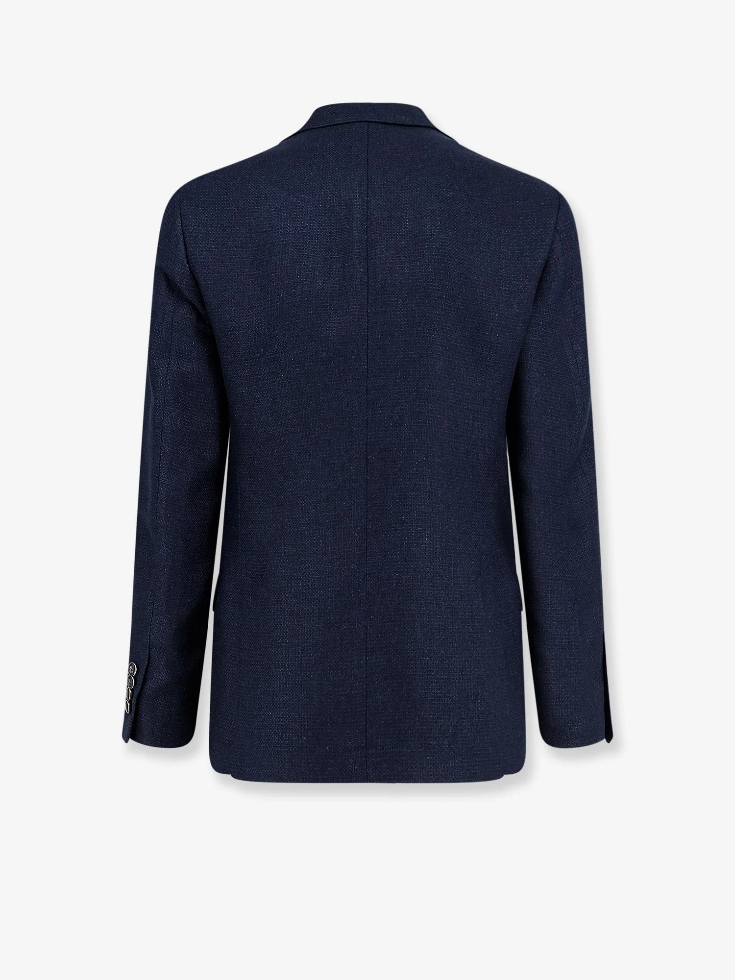 Brunello Cucinelli Men Silk, Linen And Wool Suit - Image 2
