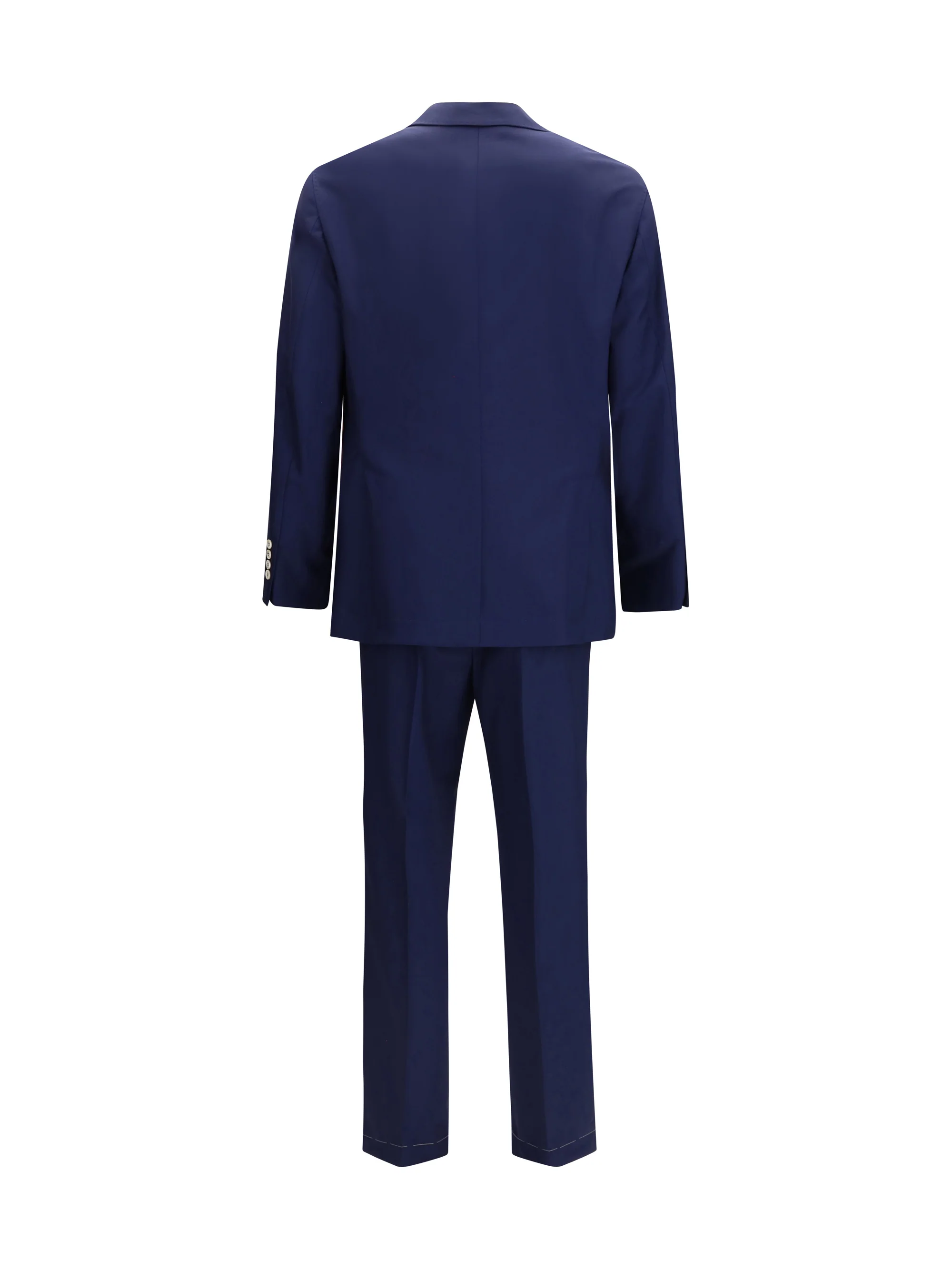 Brunello Cucinelli Men Single-Breasted Suit With Peak Lapels - Image 2