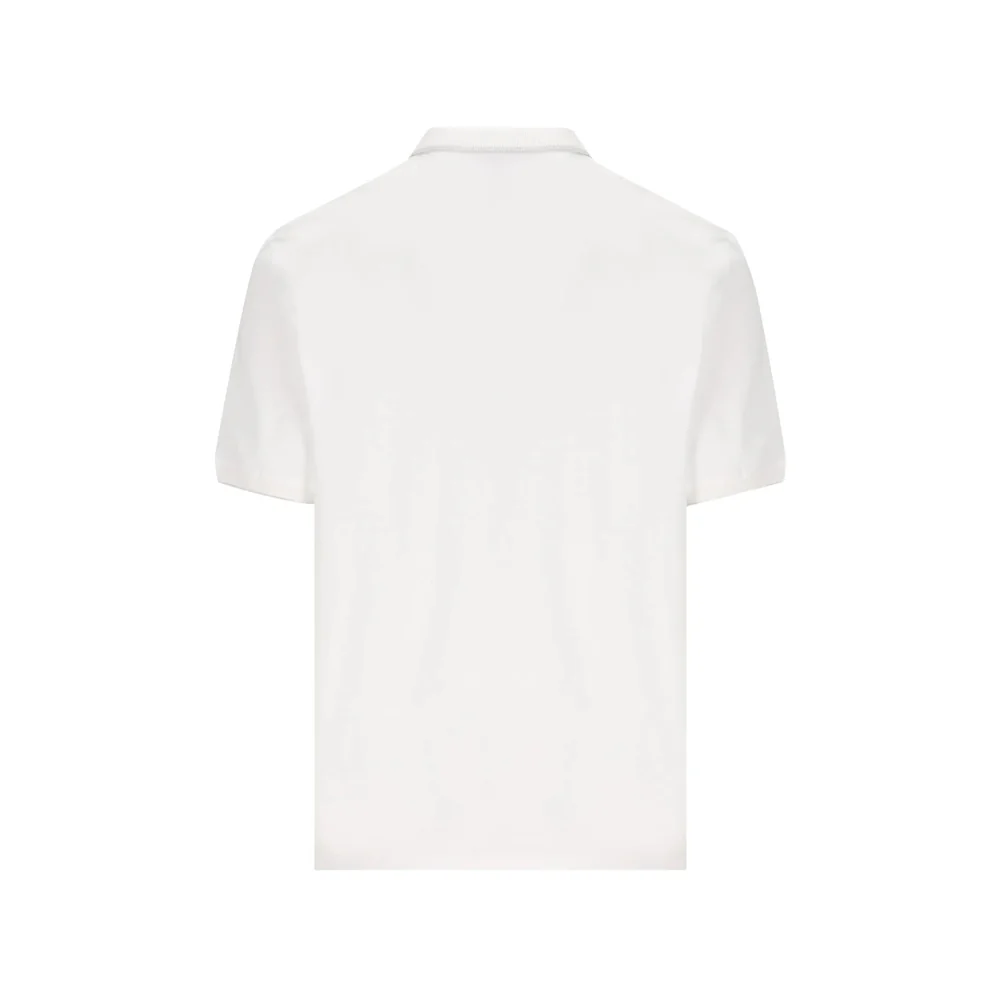Brunello Cucinelli White Polo Shirts Men - Image 2