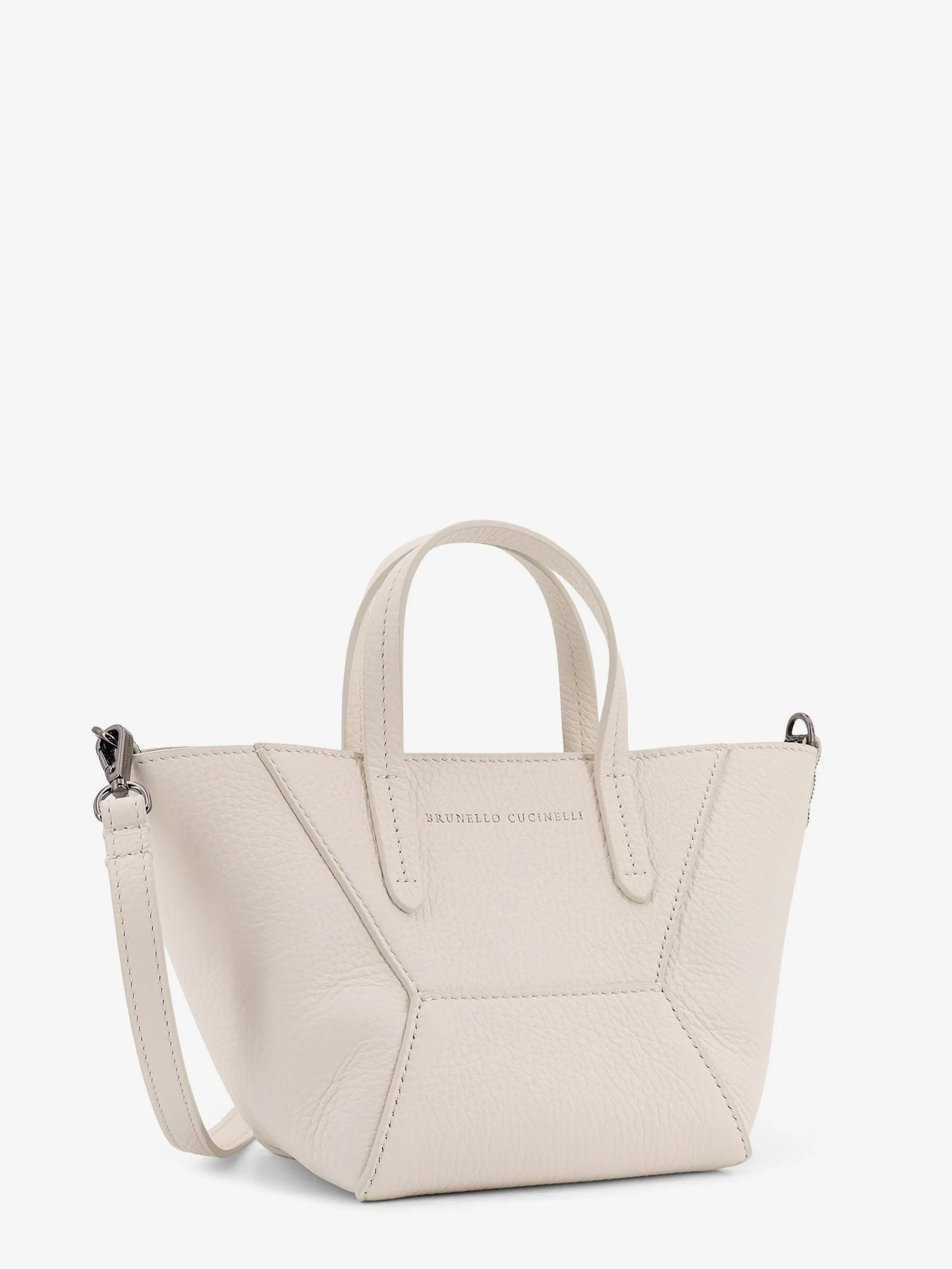 Brunello Cucinelli Women Bc Duo Leather Crossbody Bag - Image 4