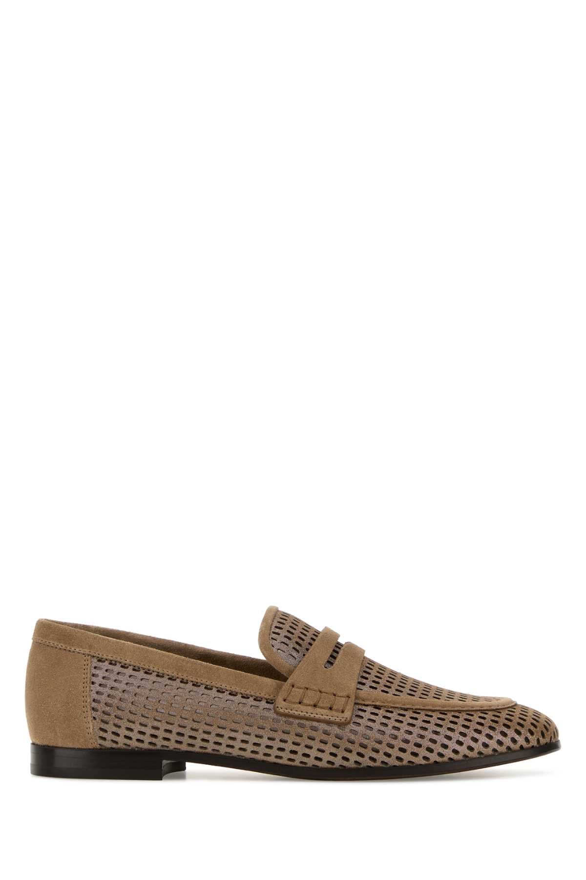 Brunello Cucinelli Women Biscuit Leather Loafers