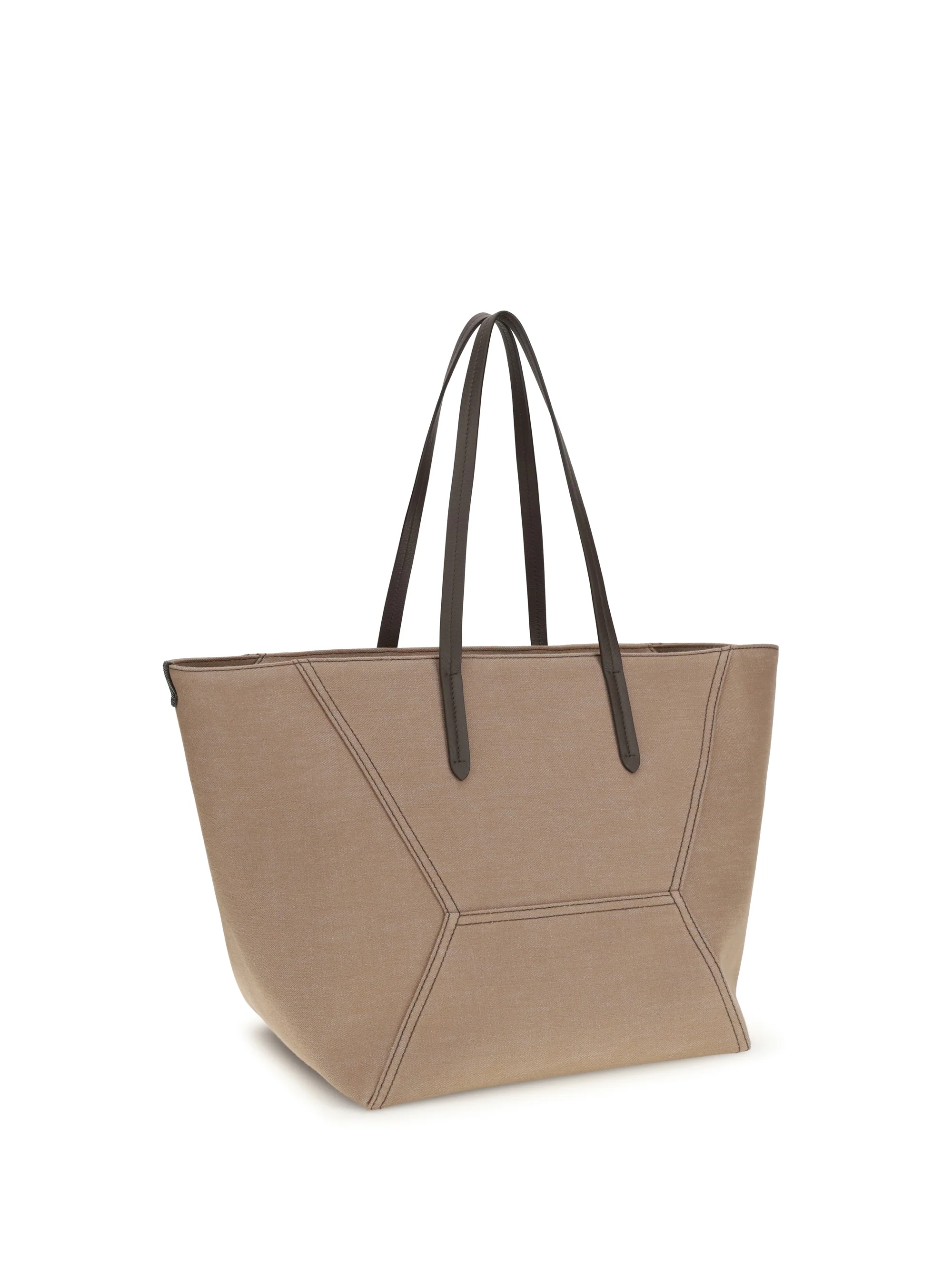 Brunello Cucinelli Women Canvas Bc Tote Bag - Image 3