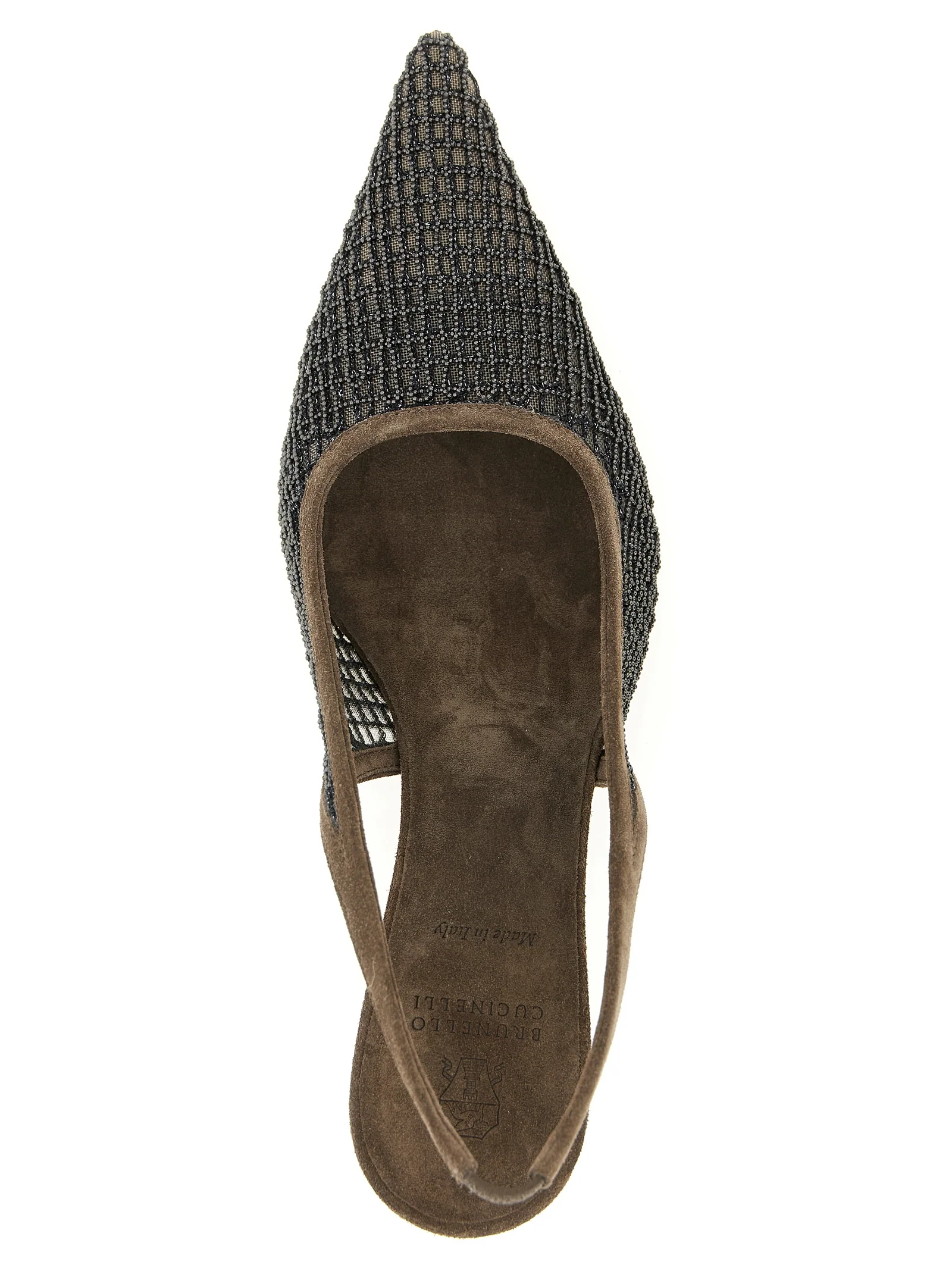 Brunello Cucinelli Women 'City' Slingback - Image 4
