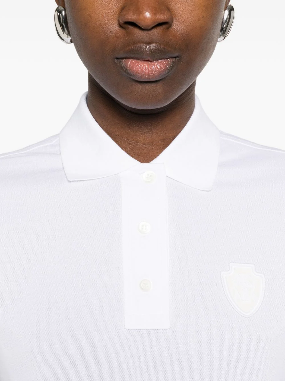 Brunello Cucinelli Women Cotton Polo Shirt - Image 2