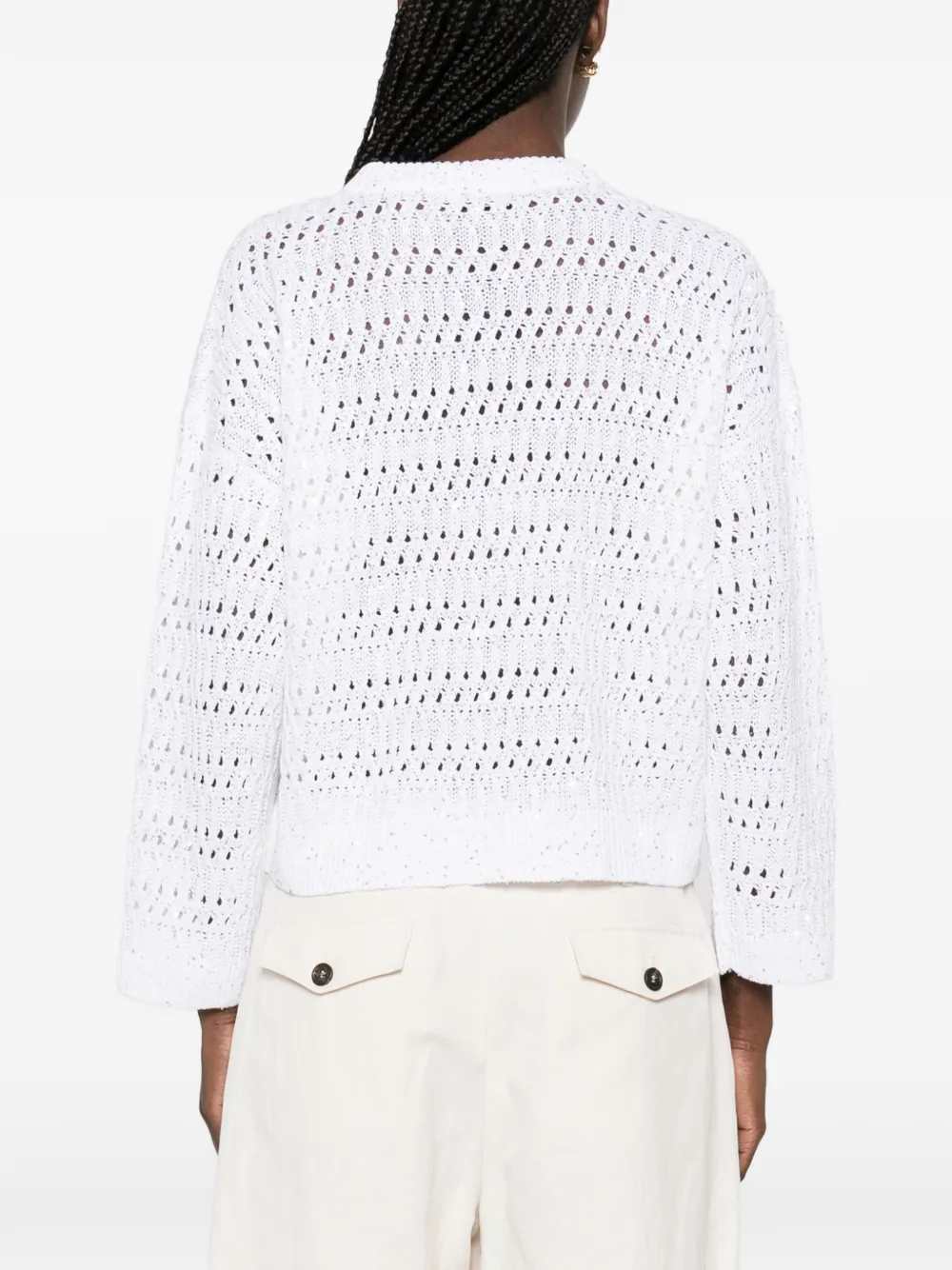 Brunello Cucinelli Women Crewneck Sweater - Image 4