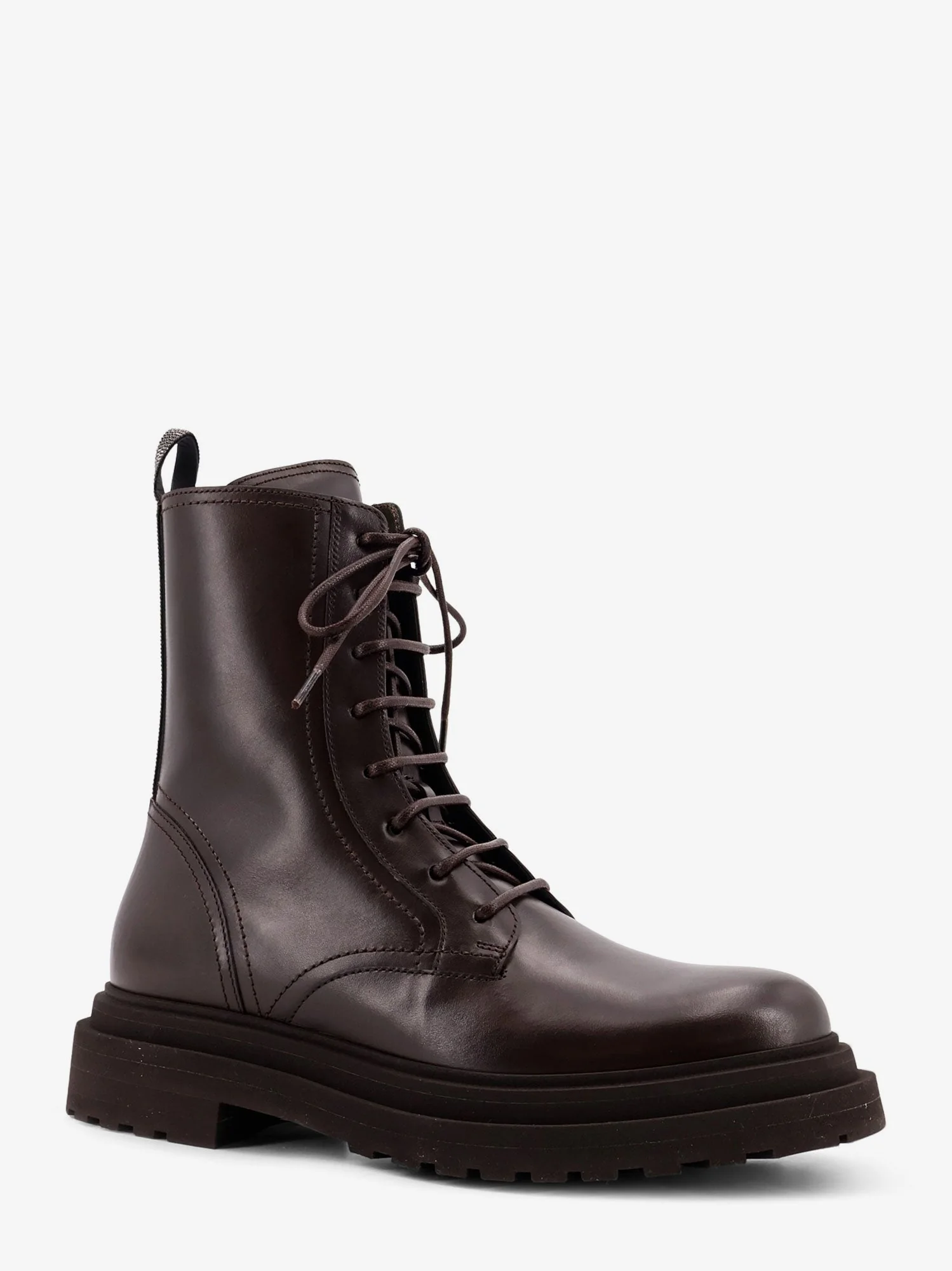 Brunello Cucinelli Women Leather Ankle Boots - Image 2