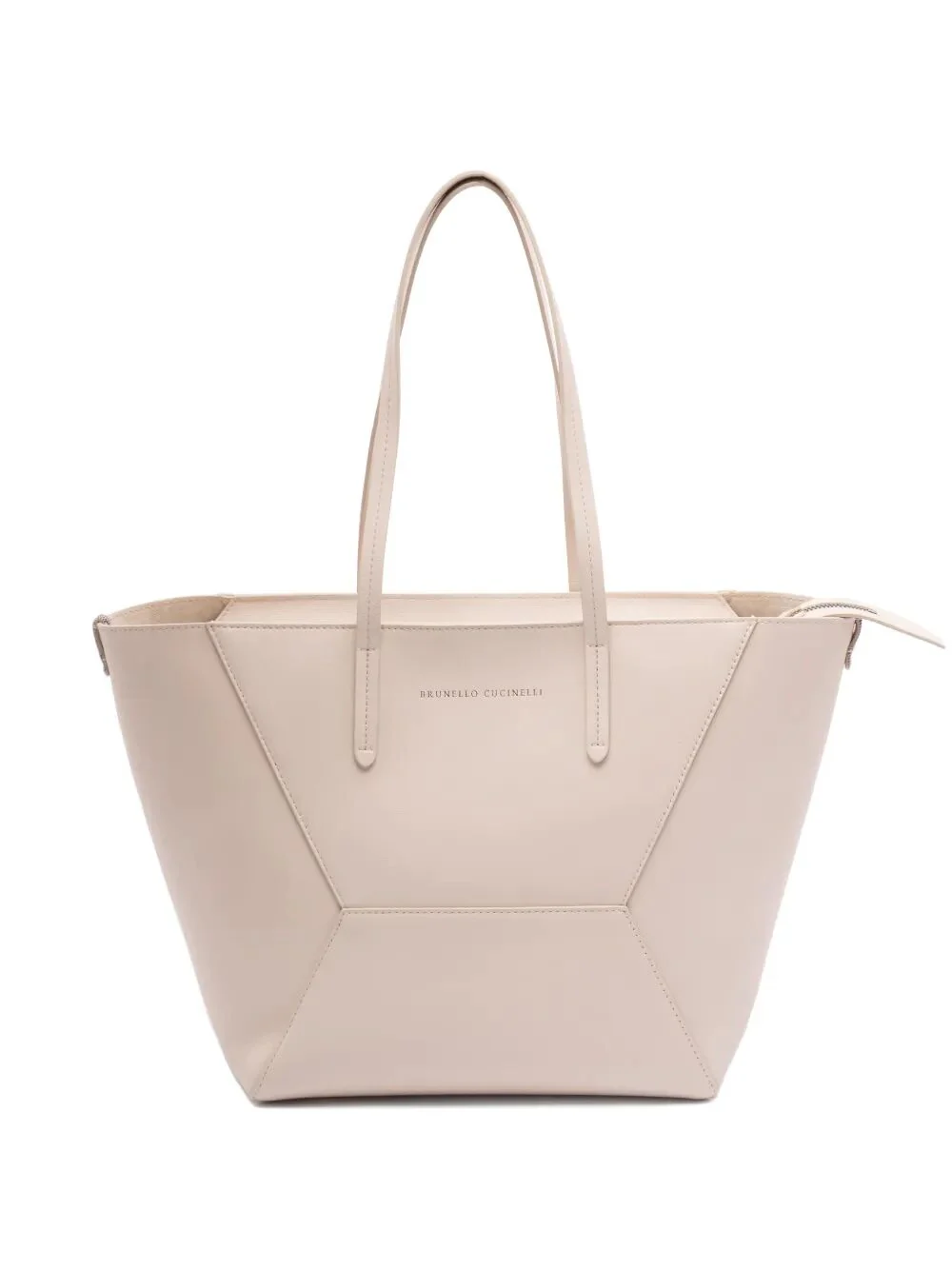 Brunello Cucinelli Women Leather Tote Bag With Pouch