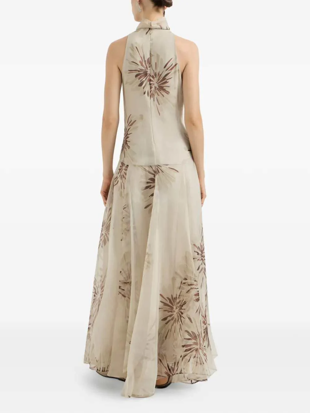 Brunello Cucinelli Women Long Printed Dress - Image 3
